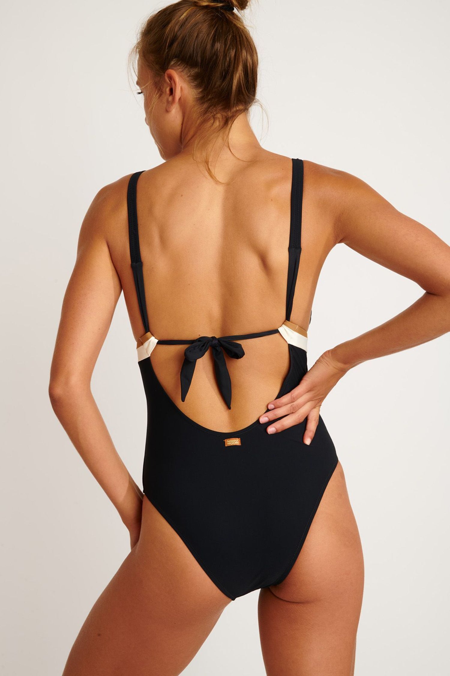 ODALIS-MONTECITO Swimsuit in Noir Swimsuits Banana Moon