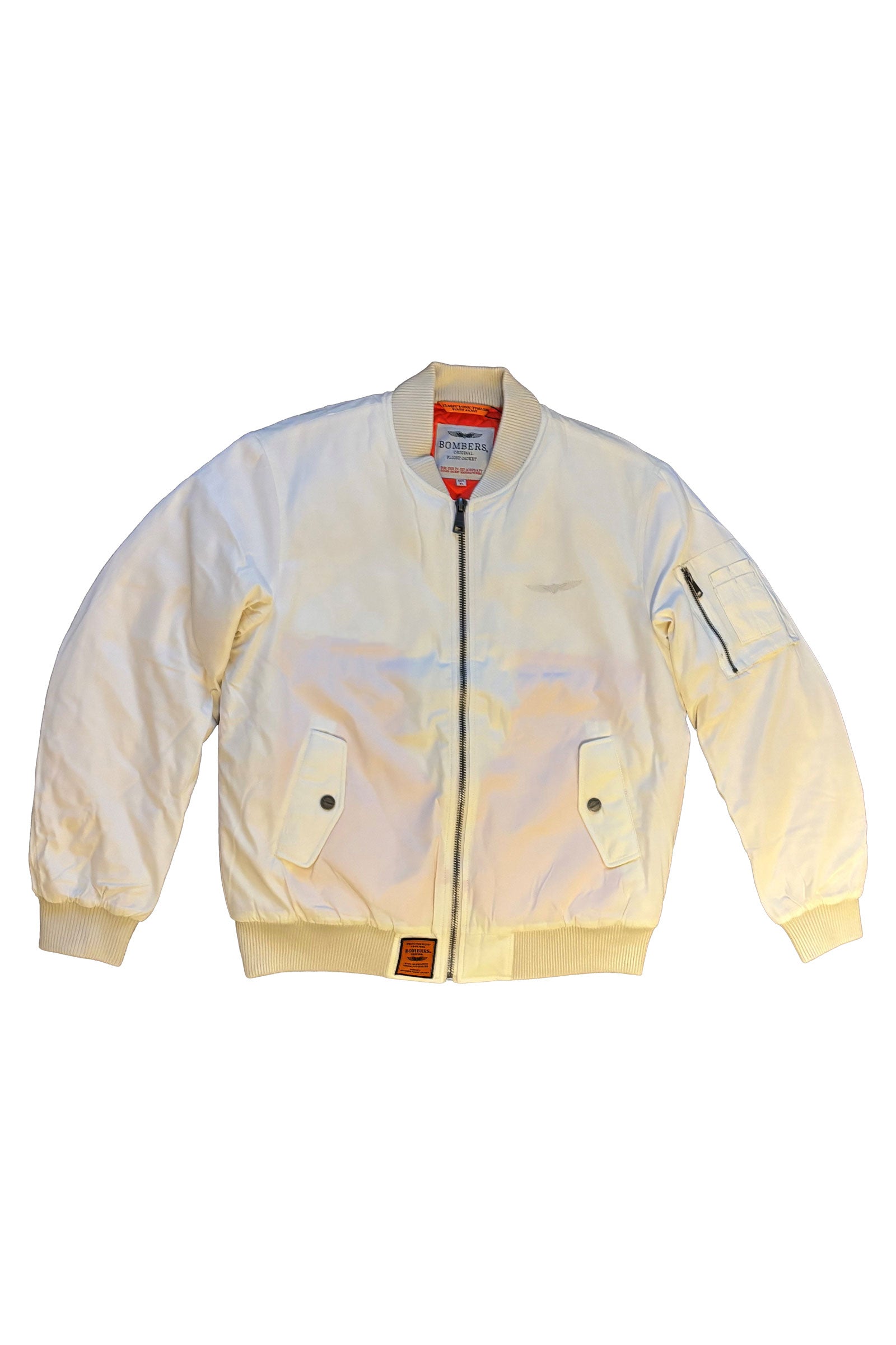 Original M bomber jacket in Cream Jackets Bombers Original   