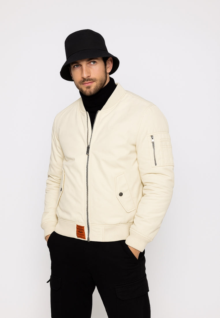 Original M bomber jacket in Cream Jackets Bombers Original