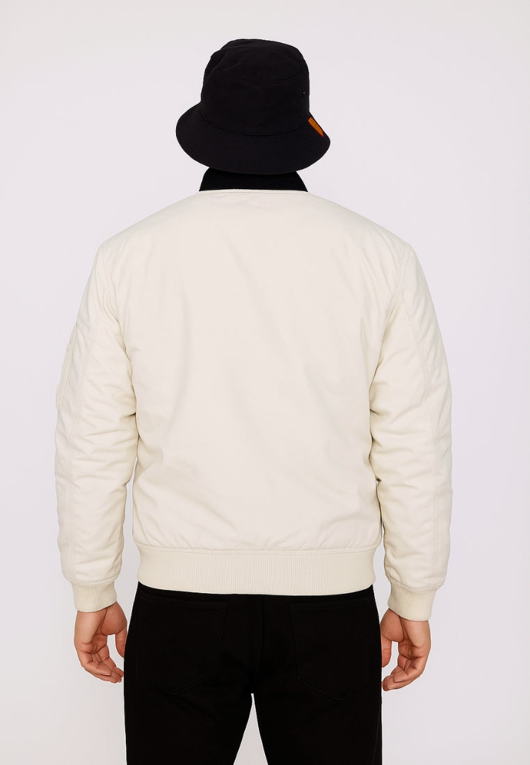 Original M bomber jacket in Cream Jackets Bombers Original
