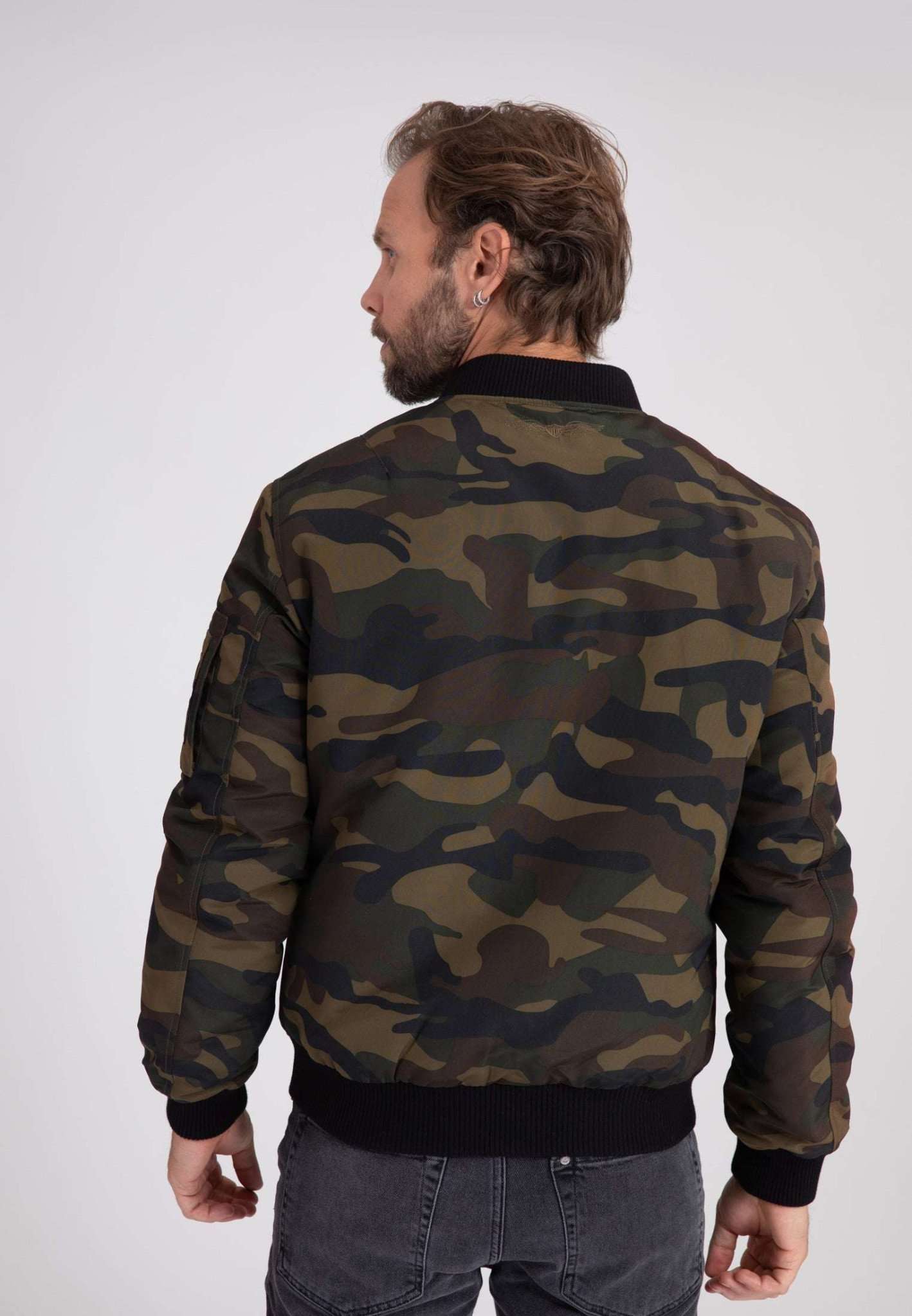 Original M Bomber Jacket in Camo Jackets Bombers Original   