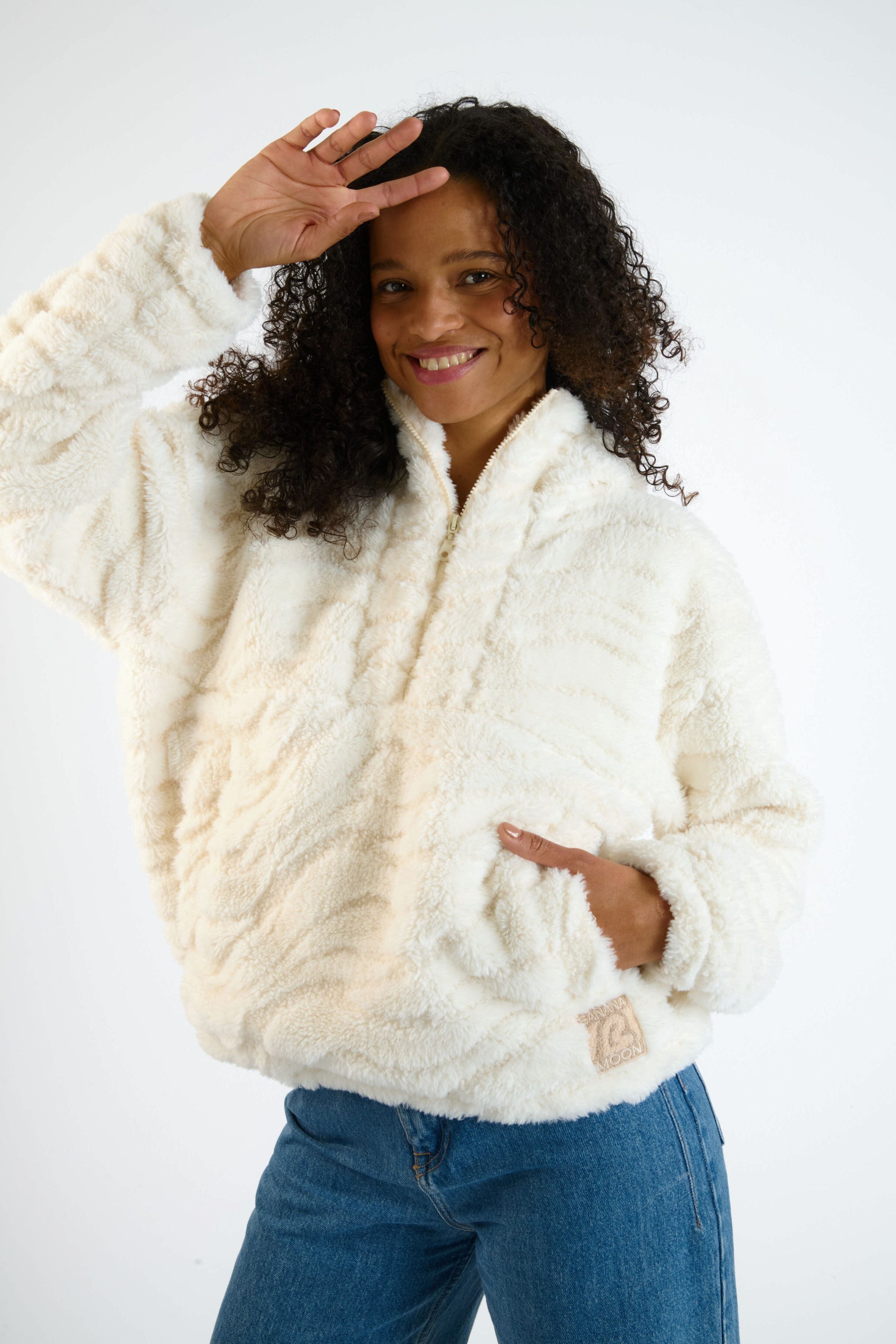 PEAK-CALGARY sweatshirt in ecru Pullover Banana Moon