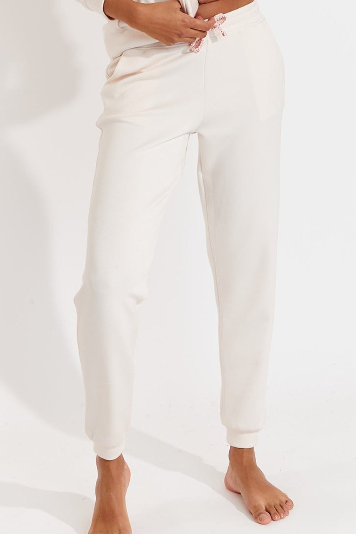 QUICK-BAYJOY sweatpants in cream Pants Banana Moon   