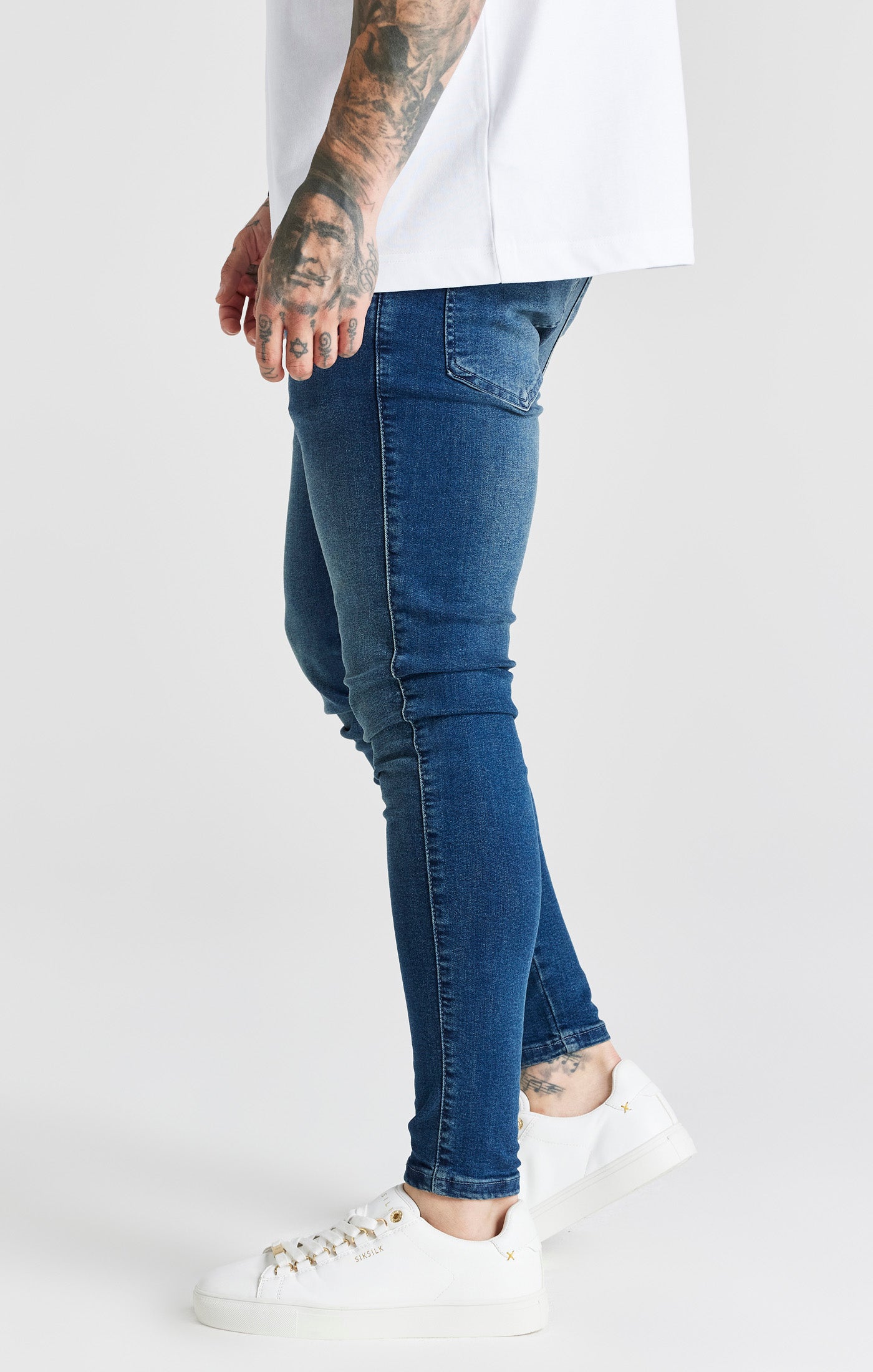 Essential Skinny Jean in Blue Jeans SikSilk   