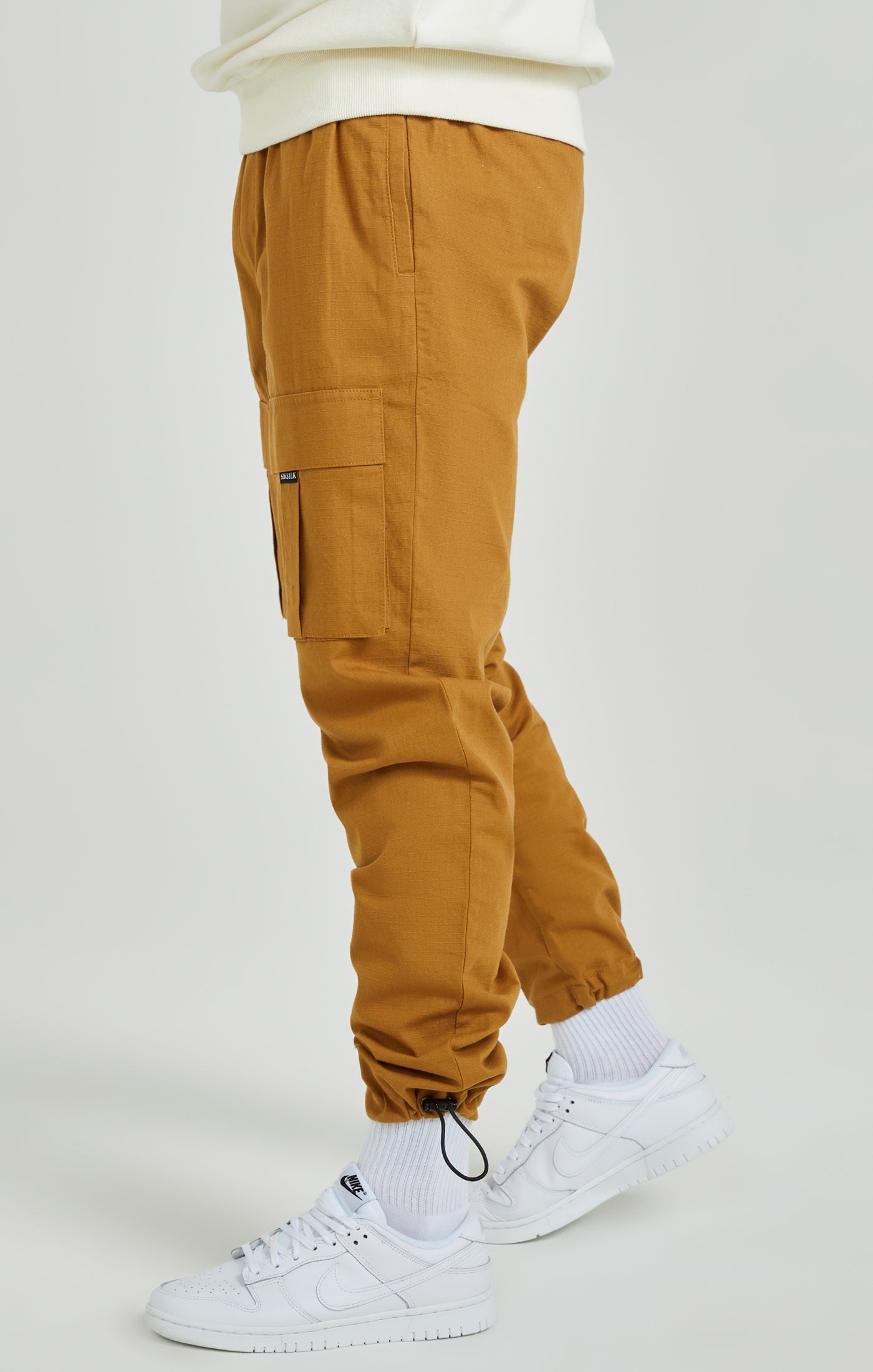 Ripstop Cargo Pants in Tan Pants SikSilk   