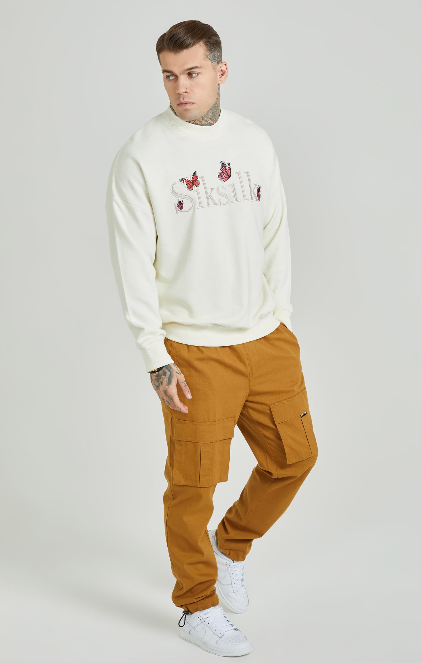 Ripstop Cargo Pants in Tan Pants SikSilk   