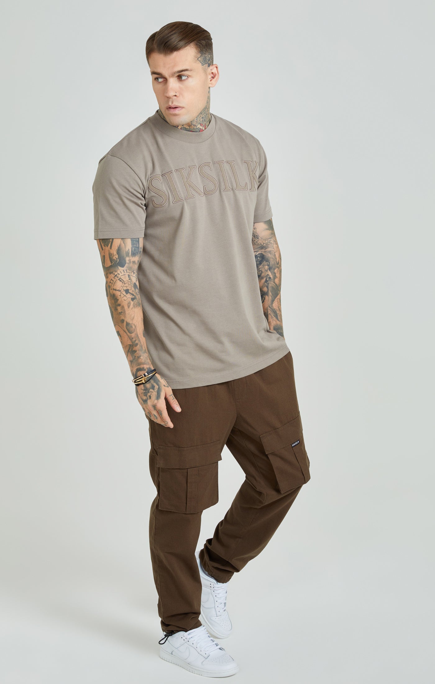 Ripstop Cargo Pants in Brown Pants SikSilk   