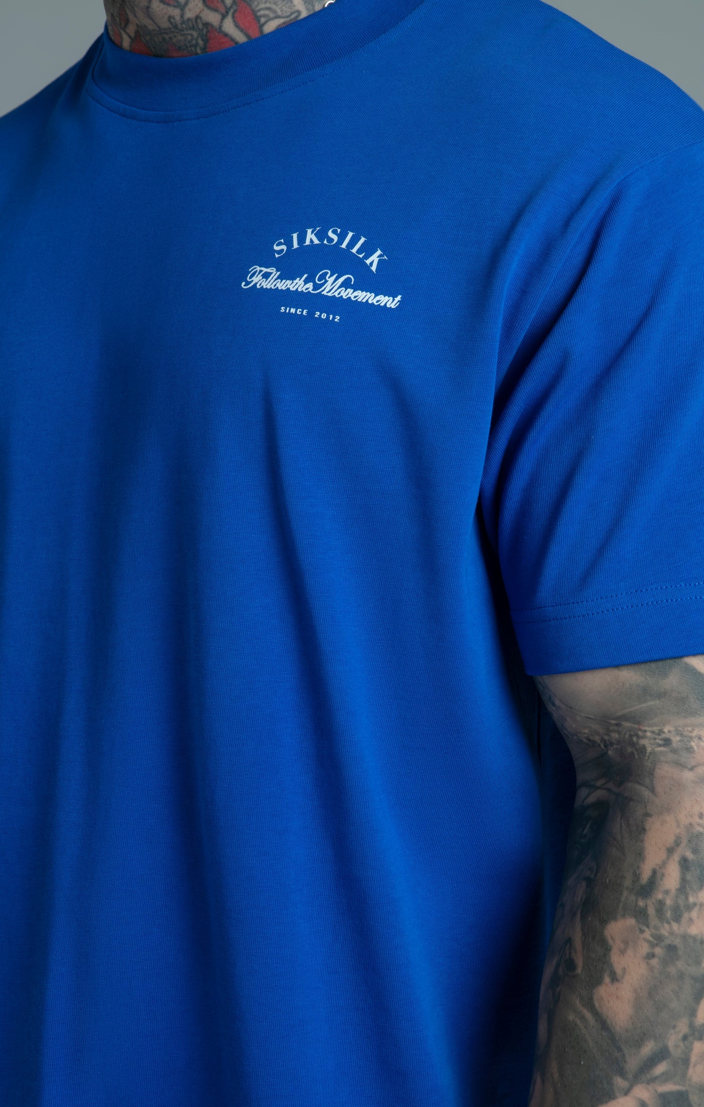 Graphic T-Shirt in Blue T-Shirts SikSilk   