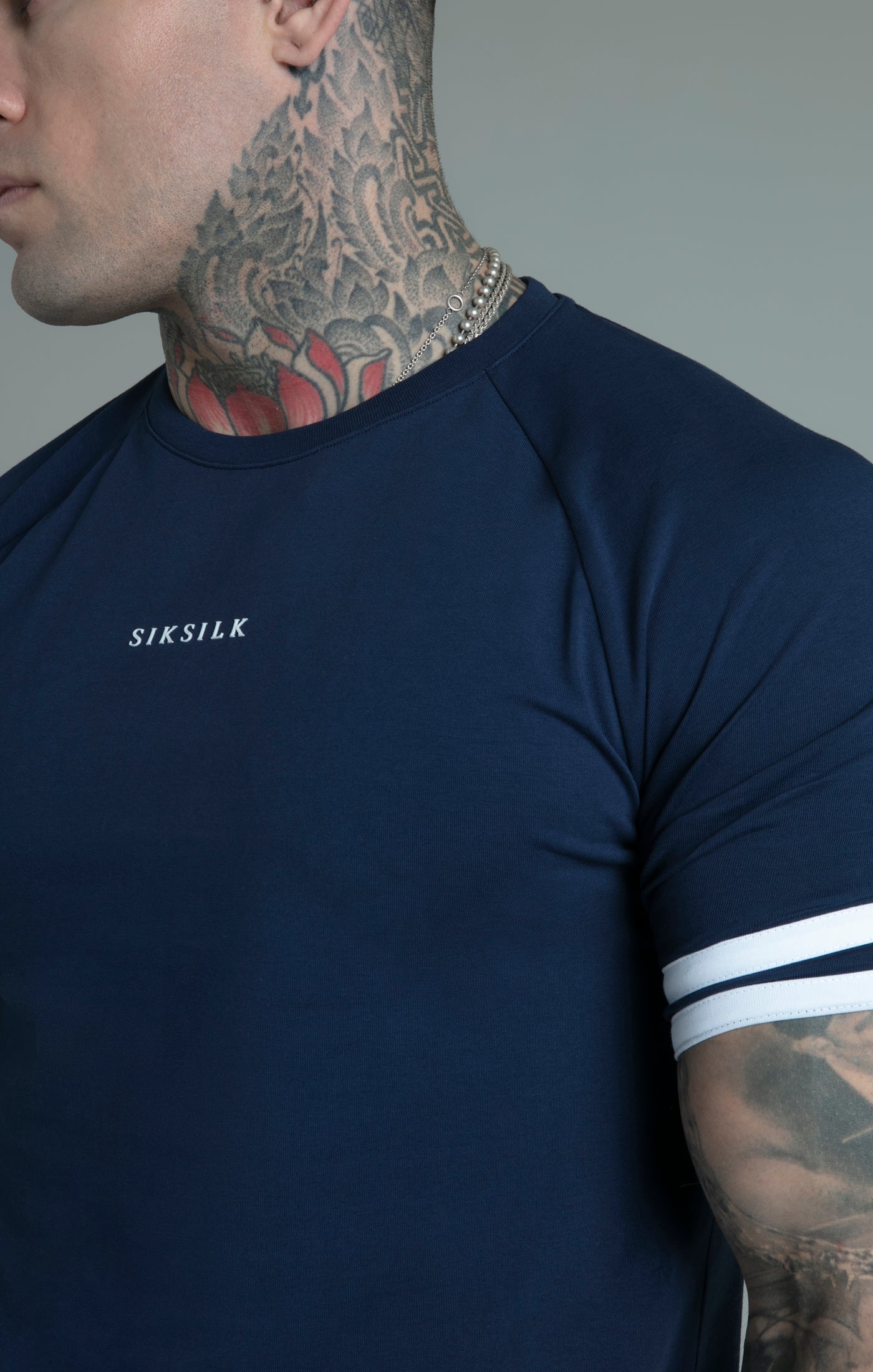 Tournament T-Shirt in Navy T-Shirts SikSilk   