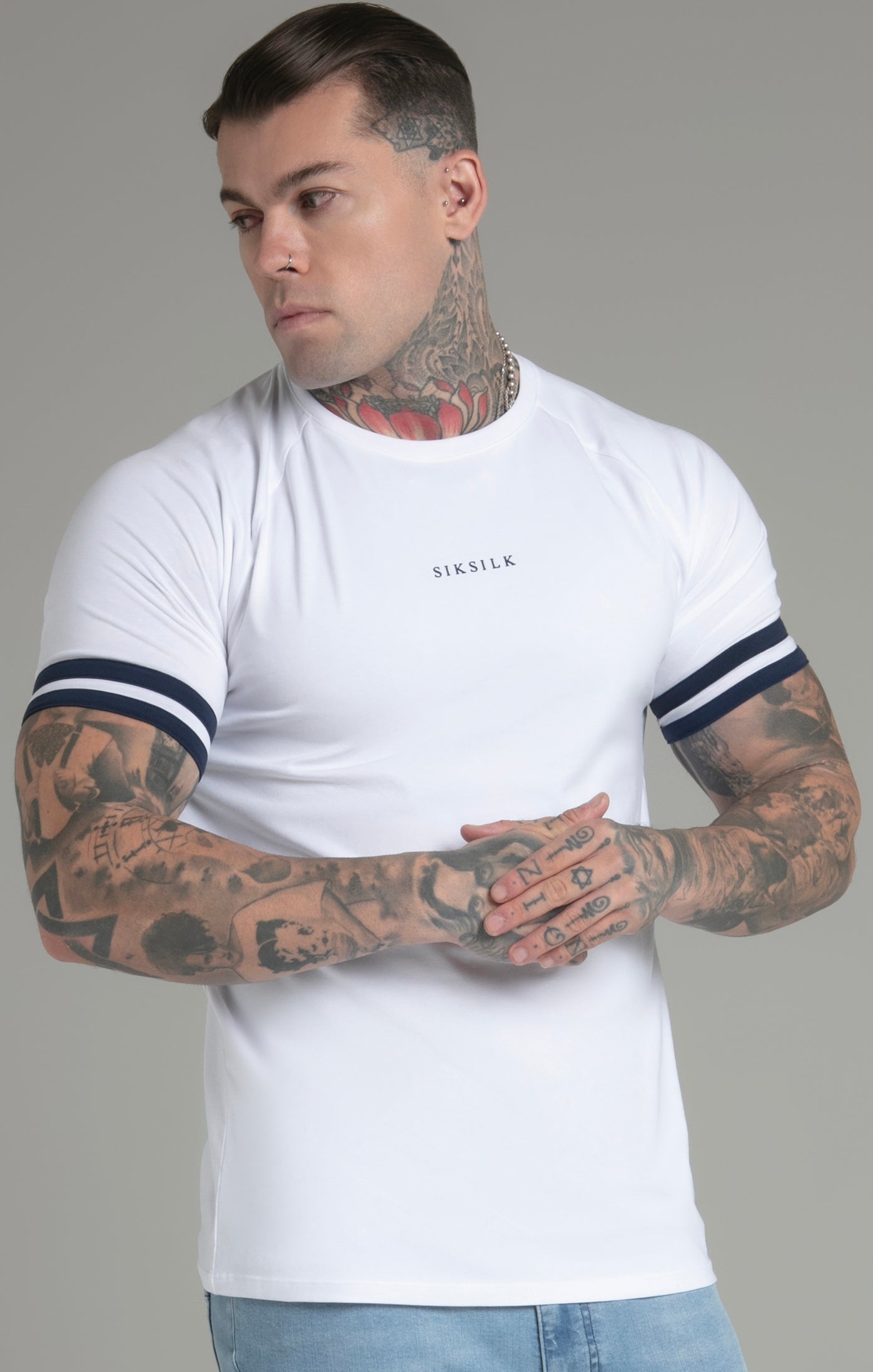 Tournament T-Shirt in White T-Shirts SikSilk   