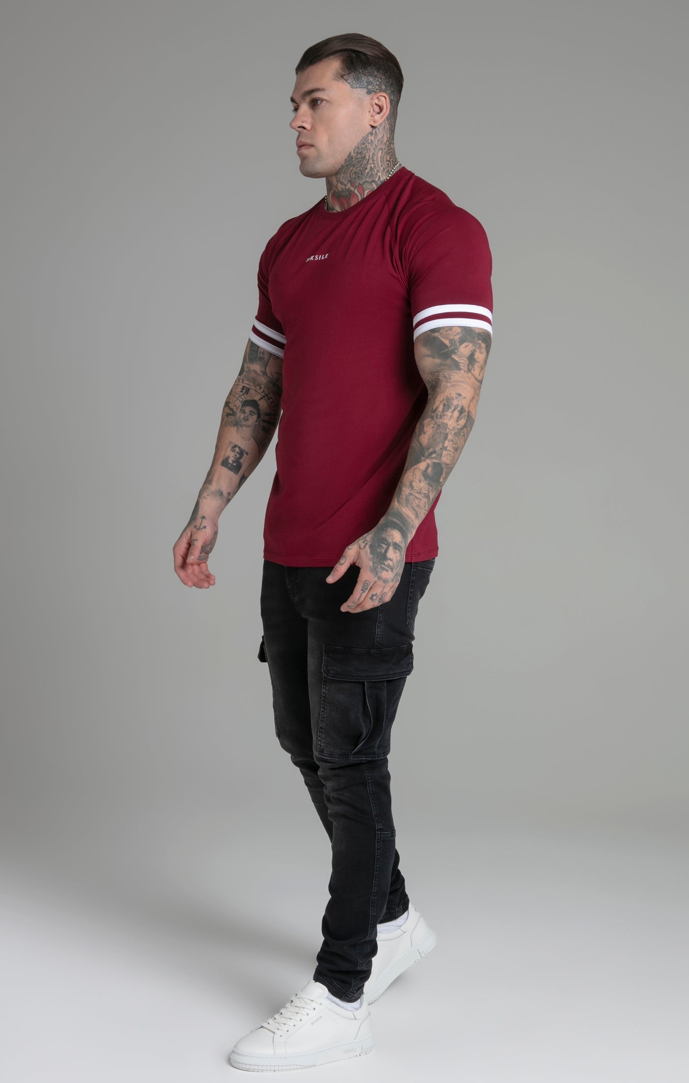 Tournament T-Shirt in Red T-Shirts SikSilk   