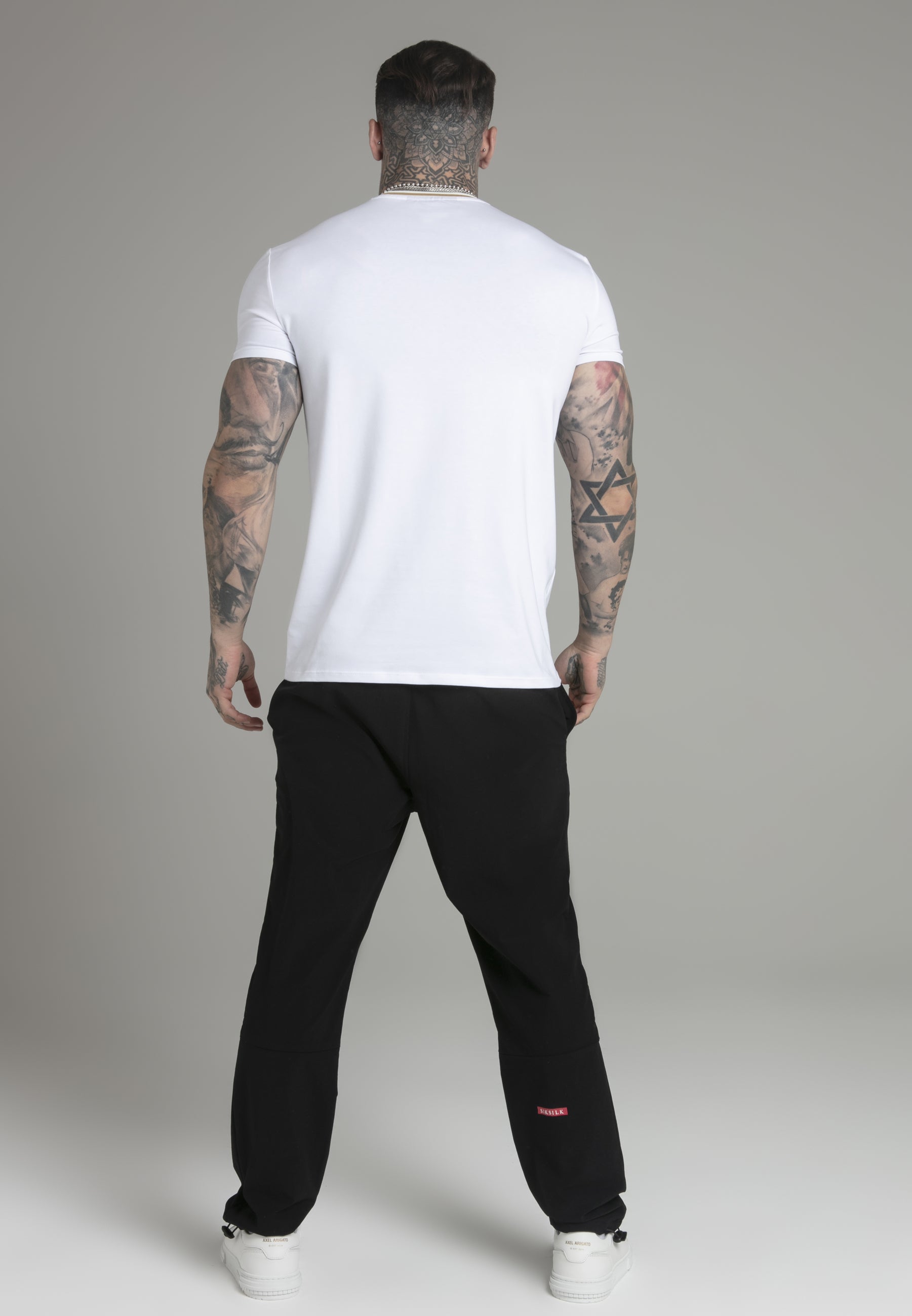 Logo T-Shirt in White T-Shirts SikSilk   