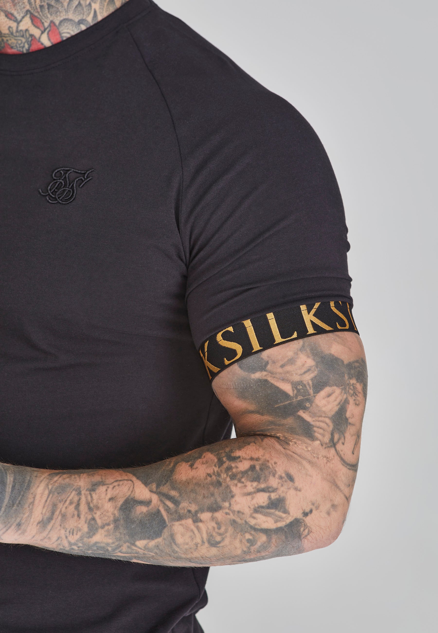 Tech T-Shirt in Black T-Shirts SikSilk   