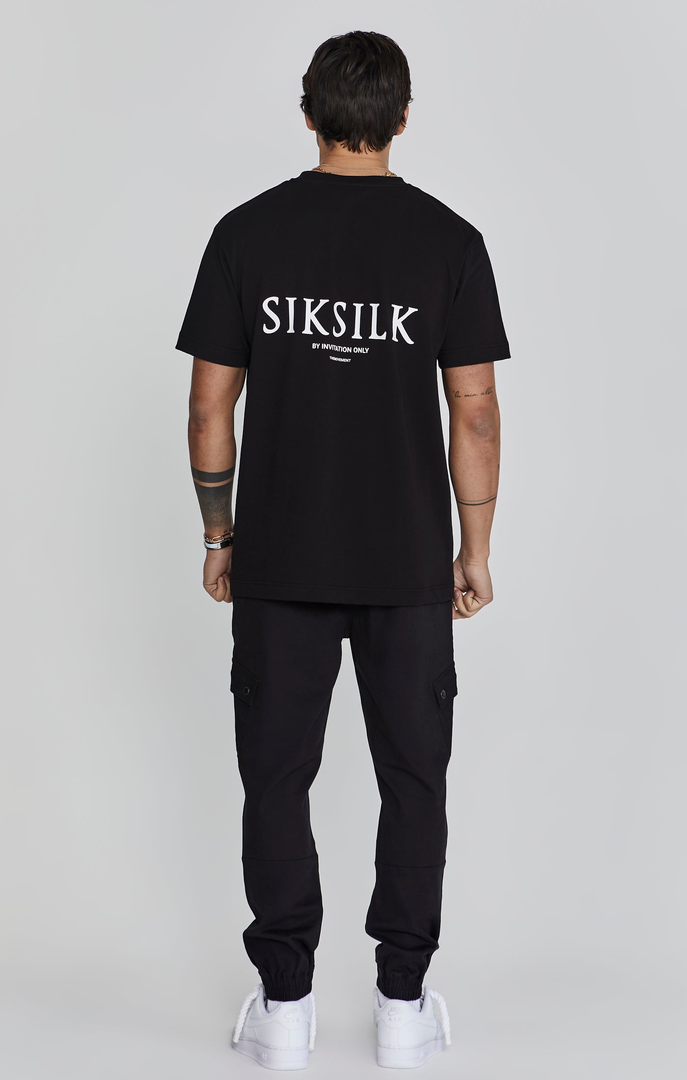 Cargo Pants in Black Pants SikSilk   