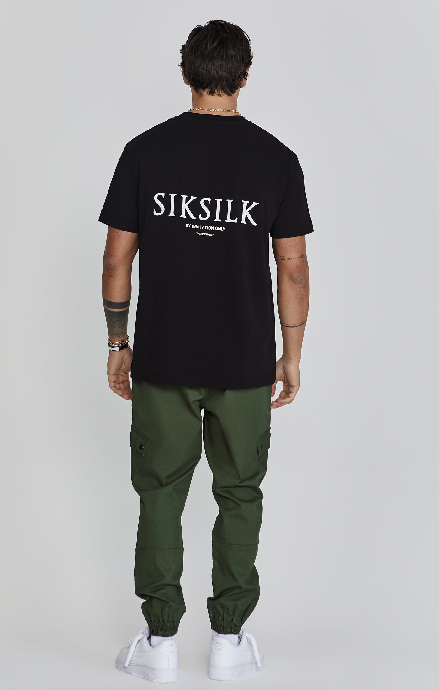 Cargo Pants in Green Khaki Pants SikSilk   