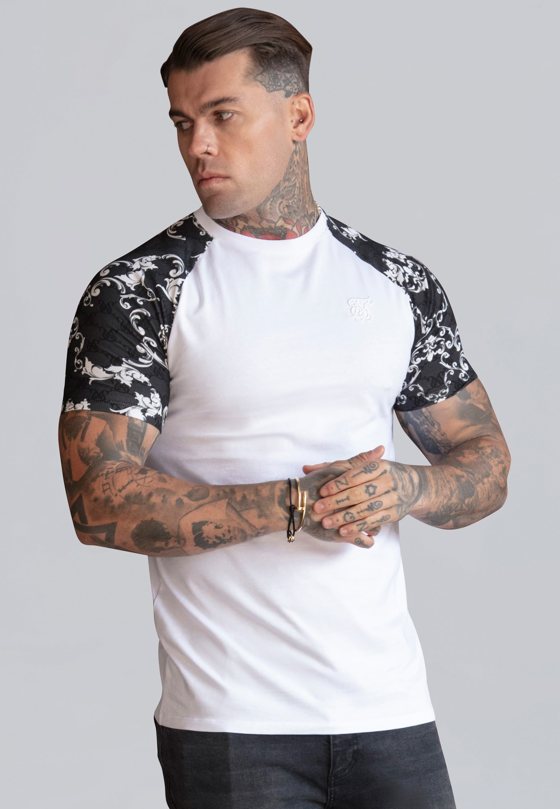 Venetian T-Shirt in White T-Shirts SikSilk   