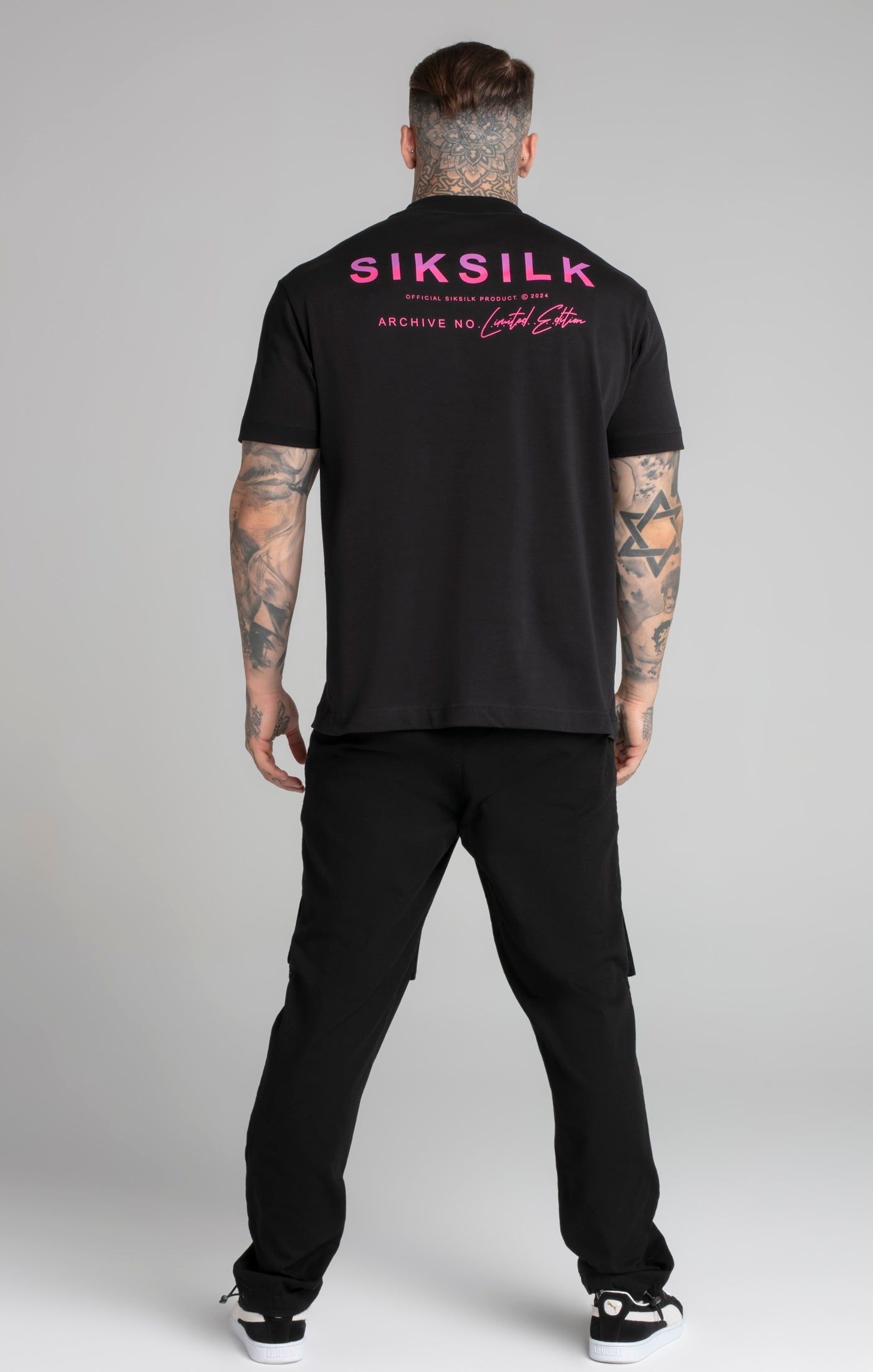 Limited Edition T-Shirt in Black T-Shirts SikSilk   