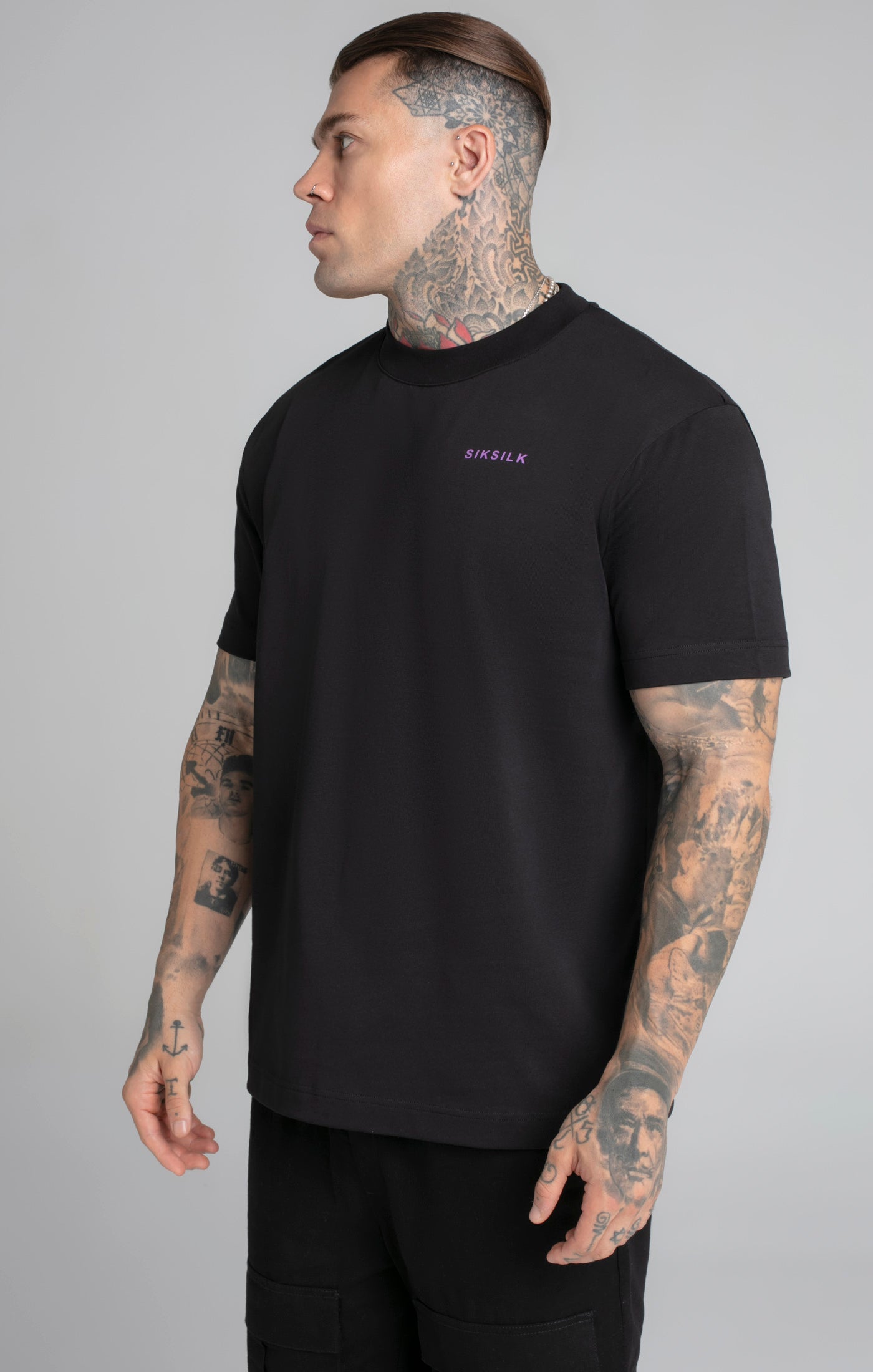 Limited Edition T-Shirt in Black T-Shirts SikSilk   