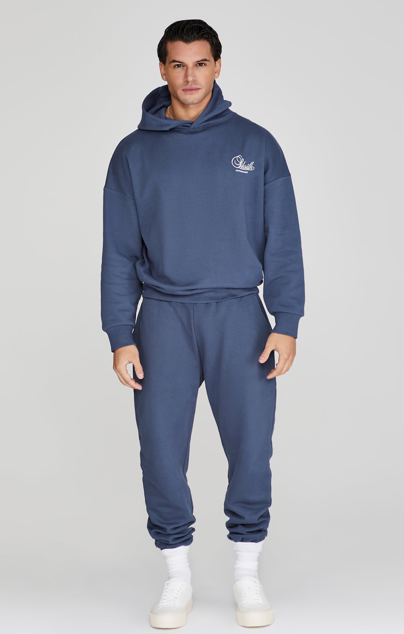 Graphic Hoodie in Navy Hoodie SikSilk   