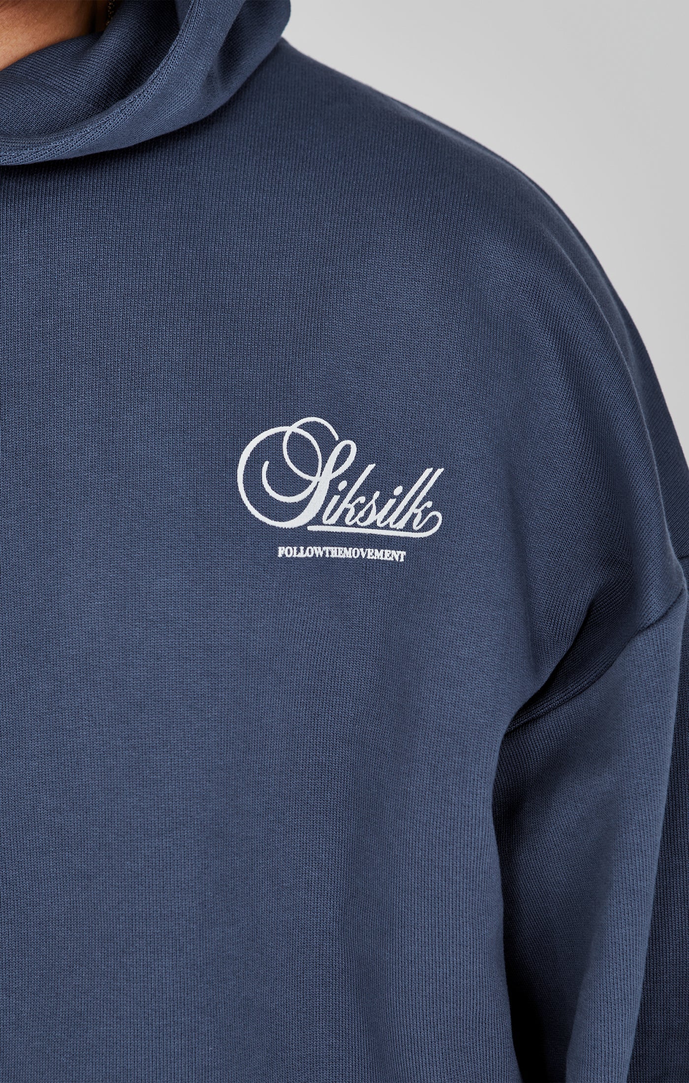 Graphic Hoodie in Navy Hoodie SikSilk   