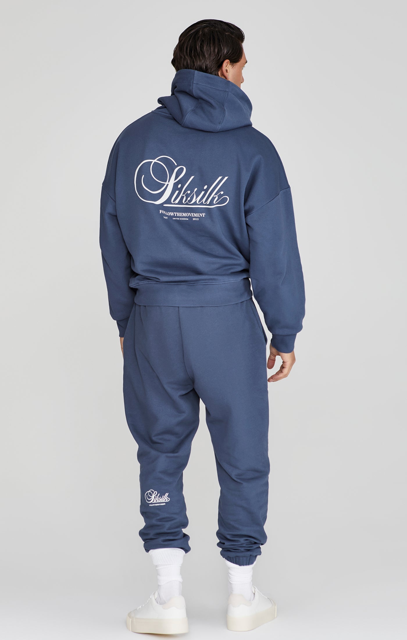 Graphic Hoodie in Navy Hoodie SikSilk   