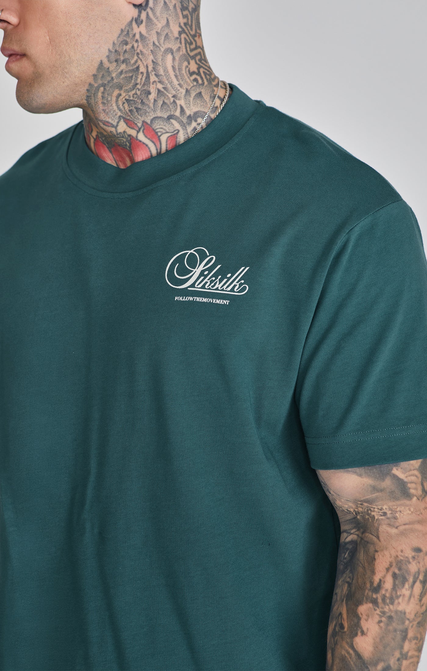 Graphic T-Shirt in Green T-Shirts SikSilk   