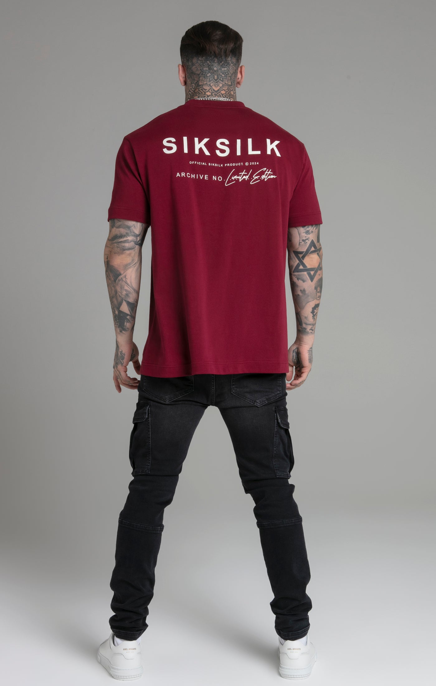 Limited Edition T-Shirt in Burgundy T-Shirts SikSilk   