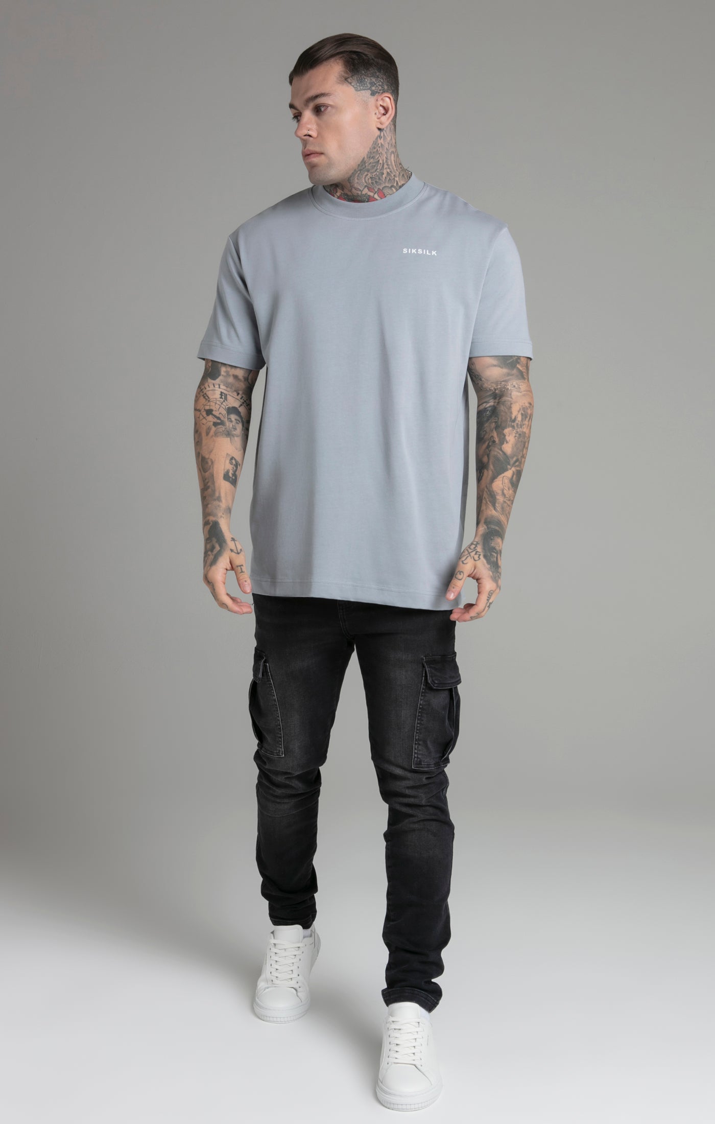 Limited Edition T-Shirt in Grey T-Shirts SikSilk   