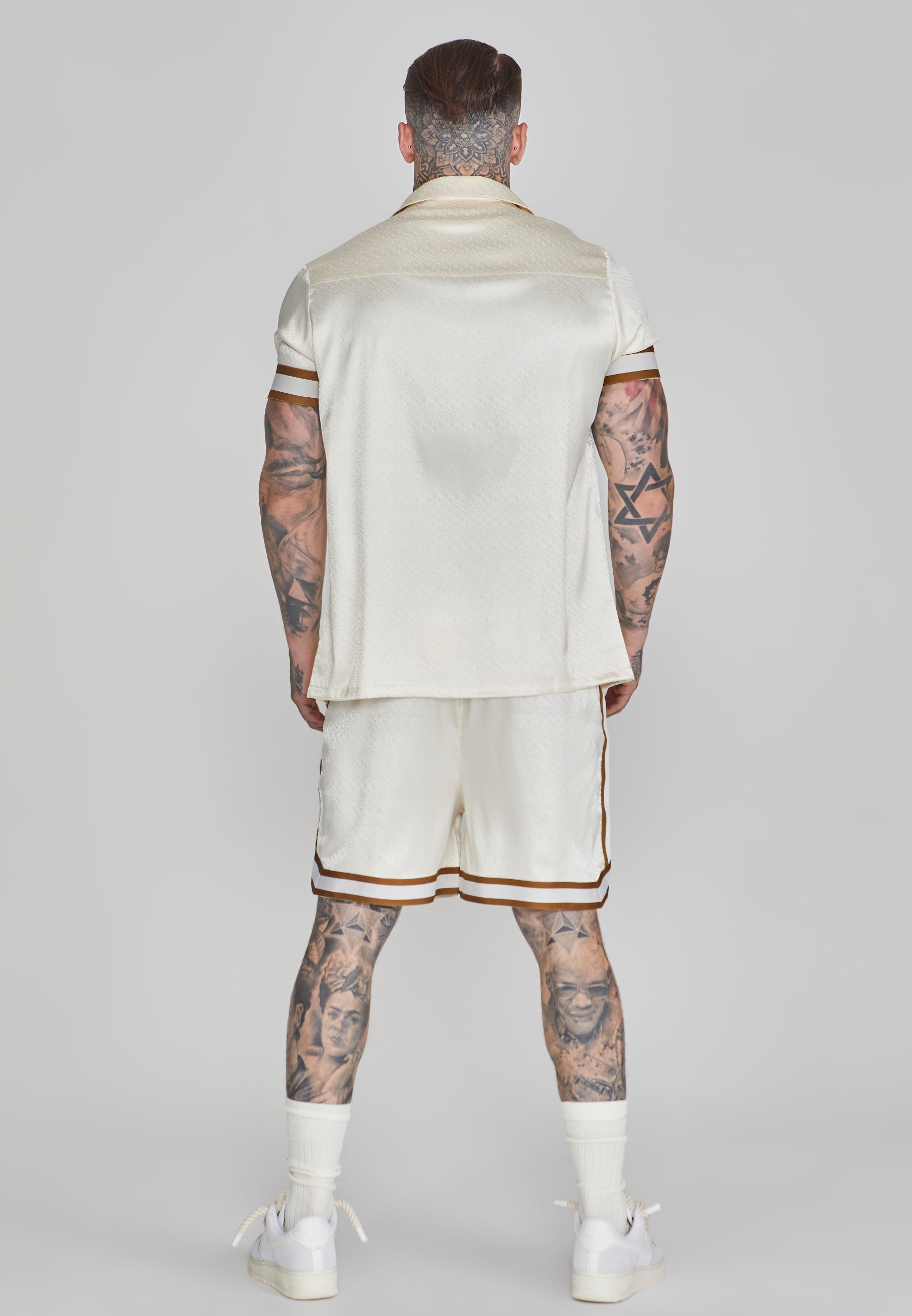 Resort Shorts in Ecru Shorts SikSilk   