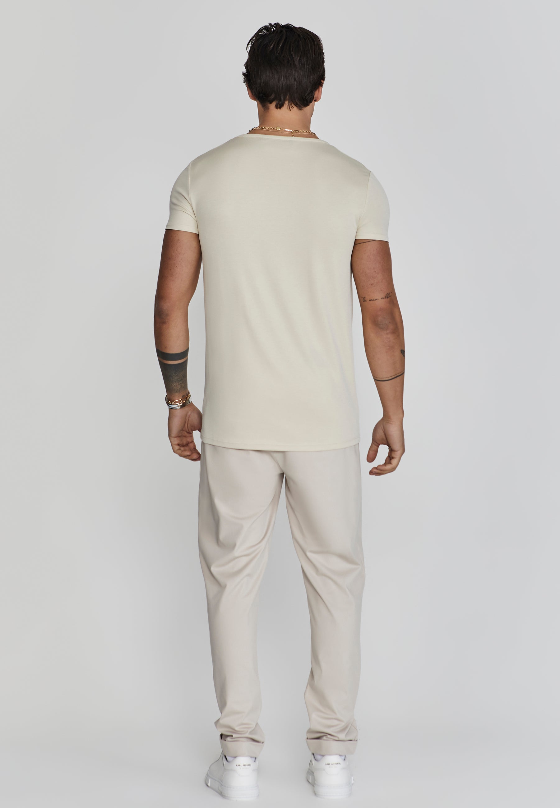 Smart chino in beige Pants SikSilk   