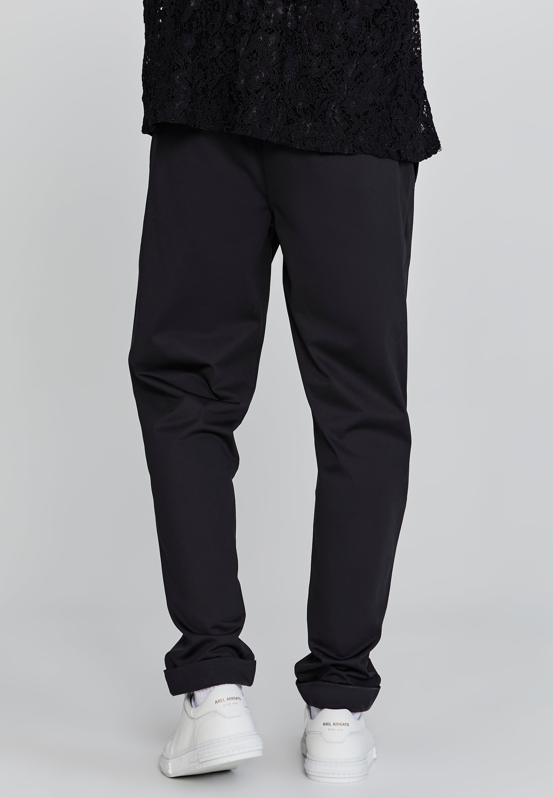 Smart Chino in Black Pants SikSilk   