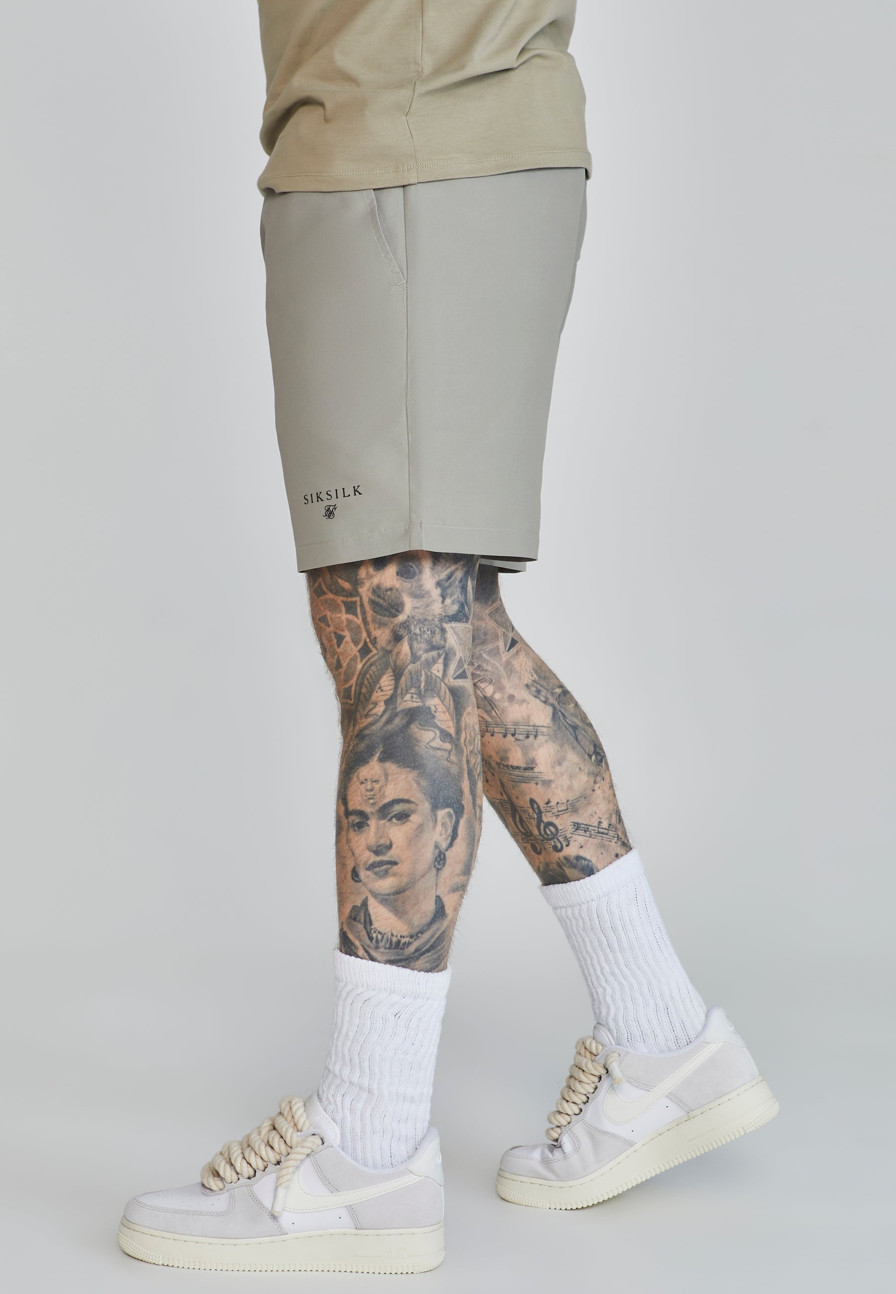 Swim Shorts in Khaki Swimming Trunks SikSilk   