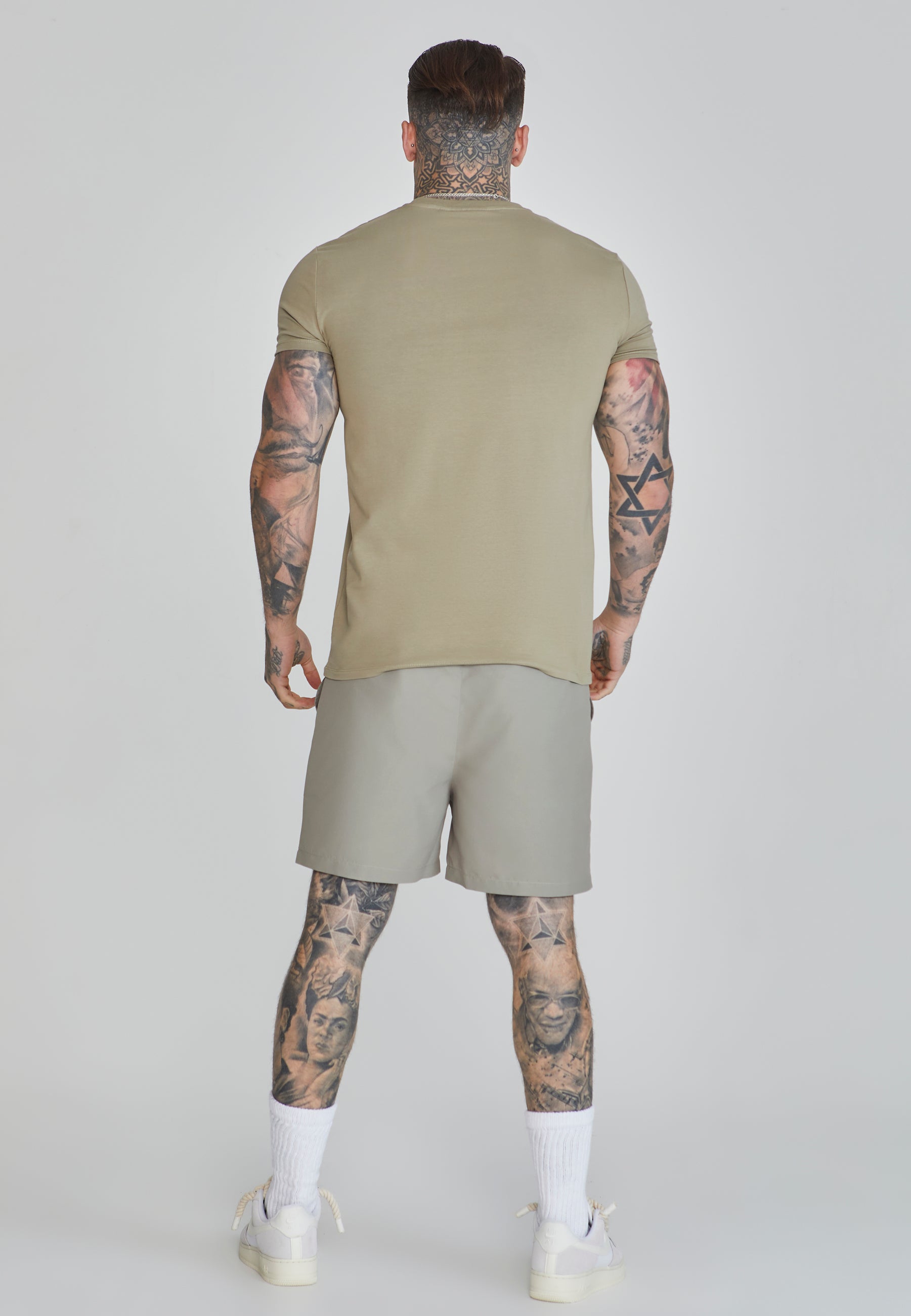 Swim Shorts in Khaki Swimming Trunks SikSilk   