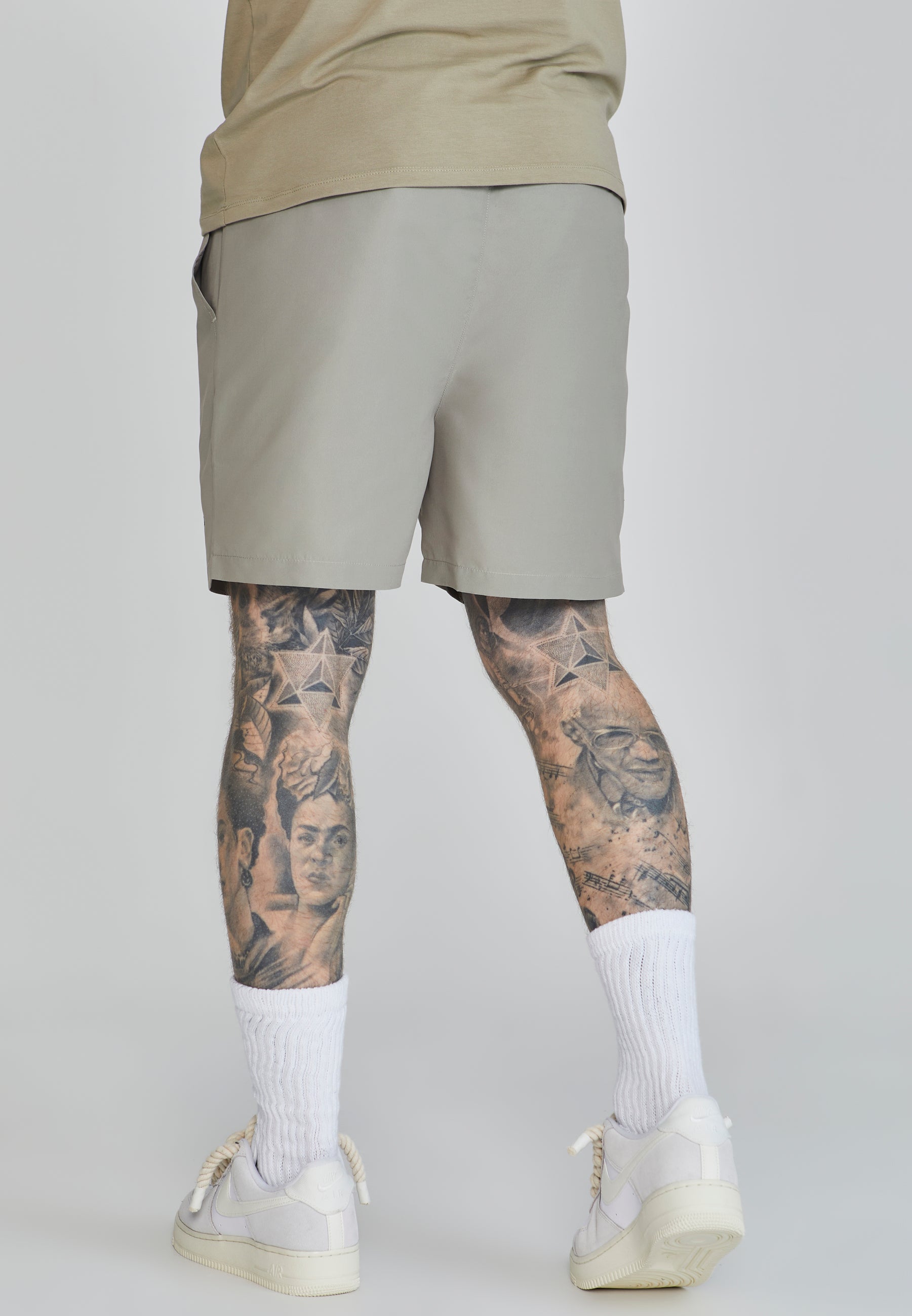 Swim Shorts in Khaki Swimming Trunks SikSilk   