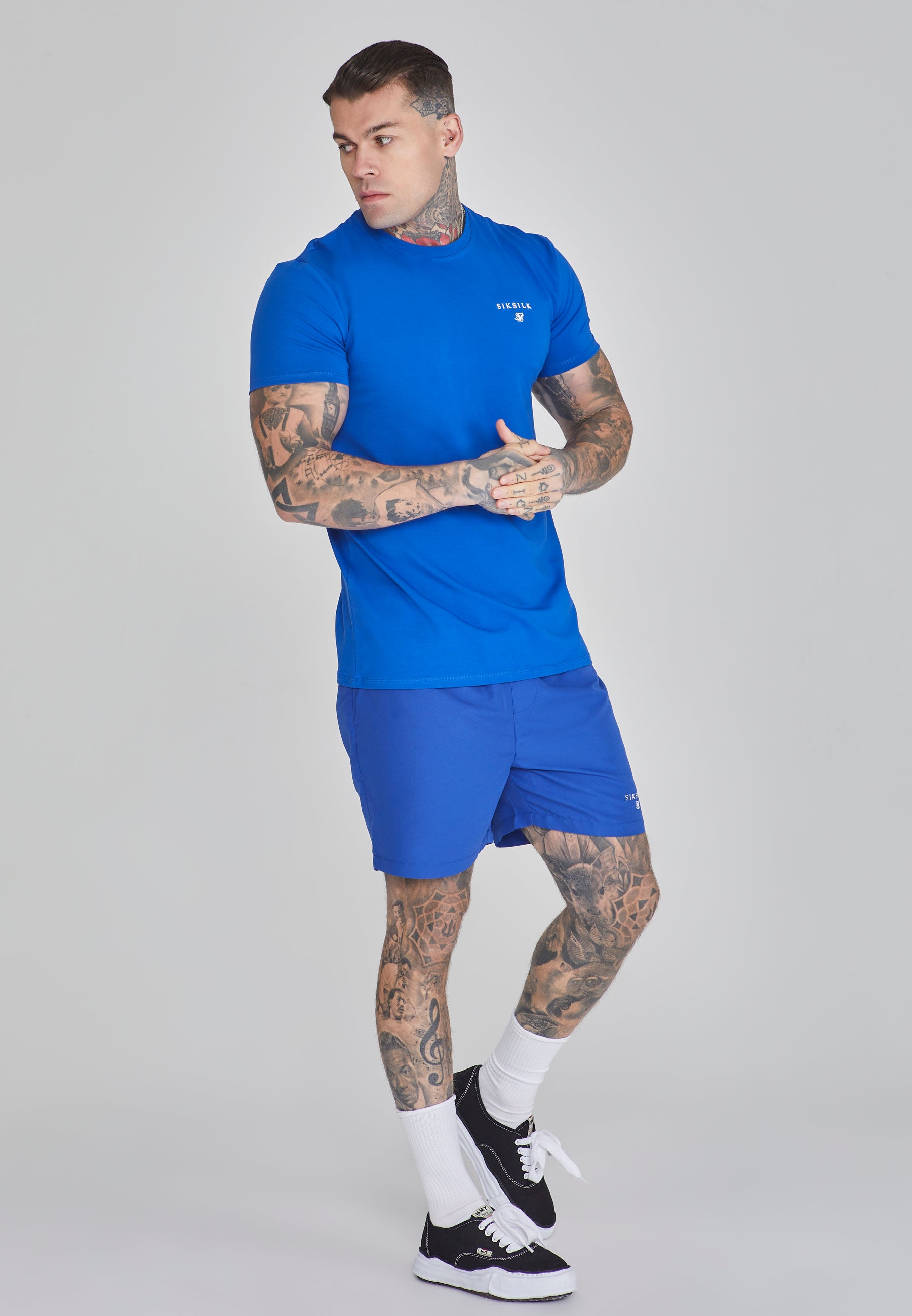 Swim Shorts in Blue Swimming trunks SikSilk   