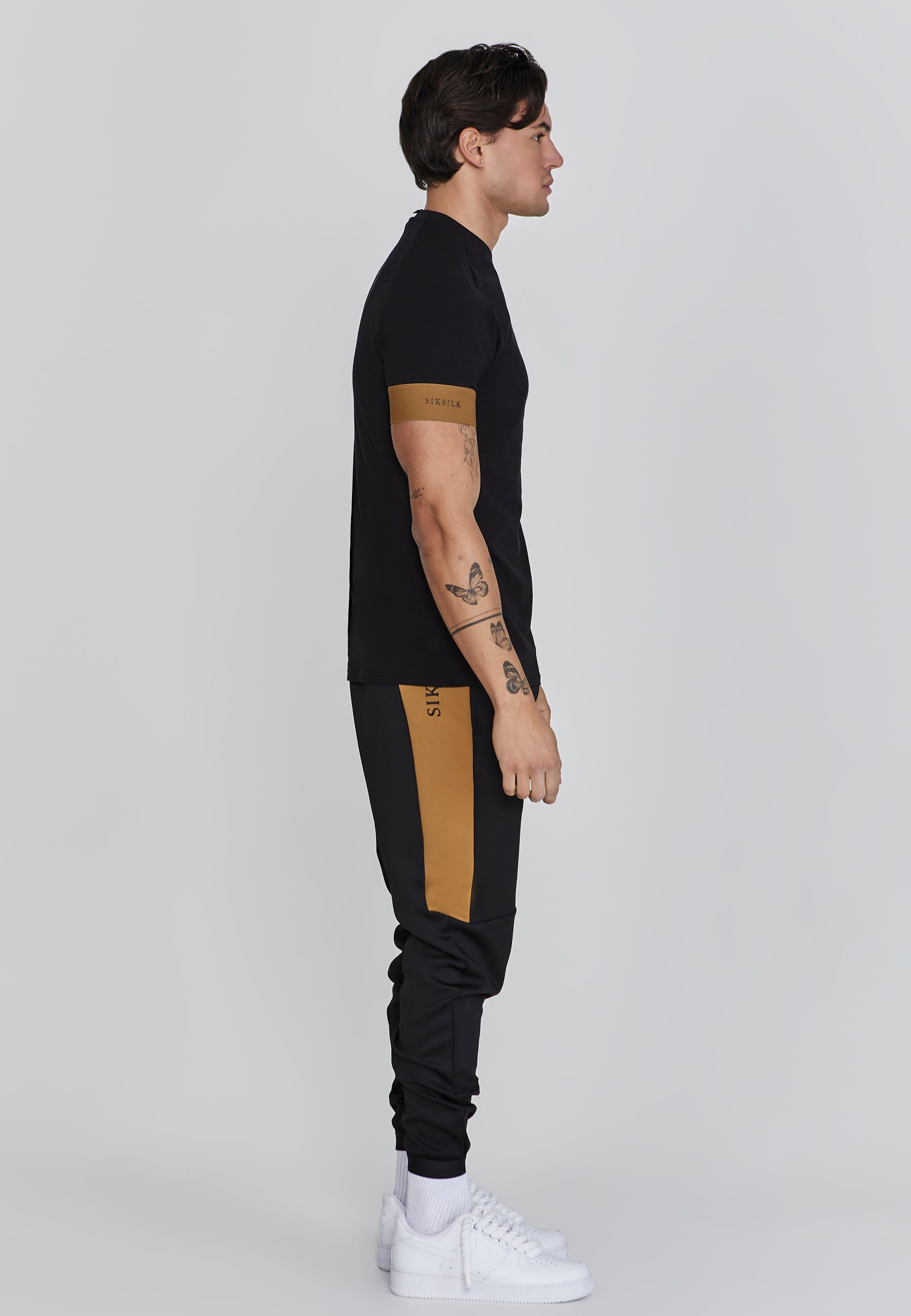 Tech T-Shirt in Black T-Shirts SikSilk   