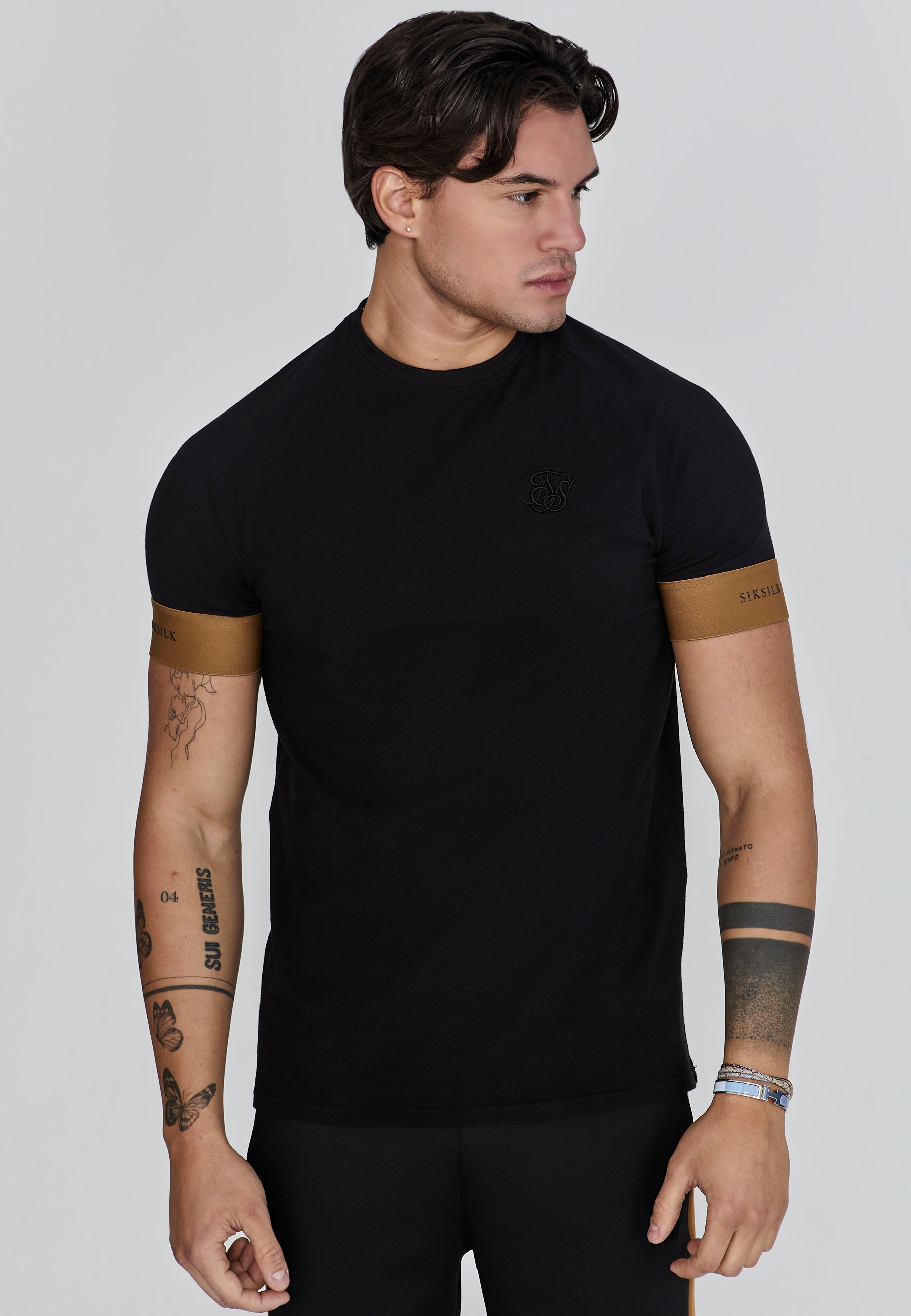 Tech T-Shirt in Black T-Shirts SikSilk   