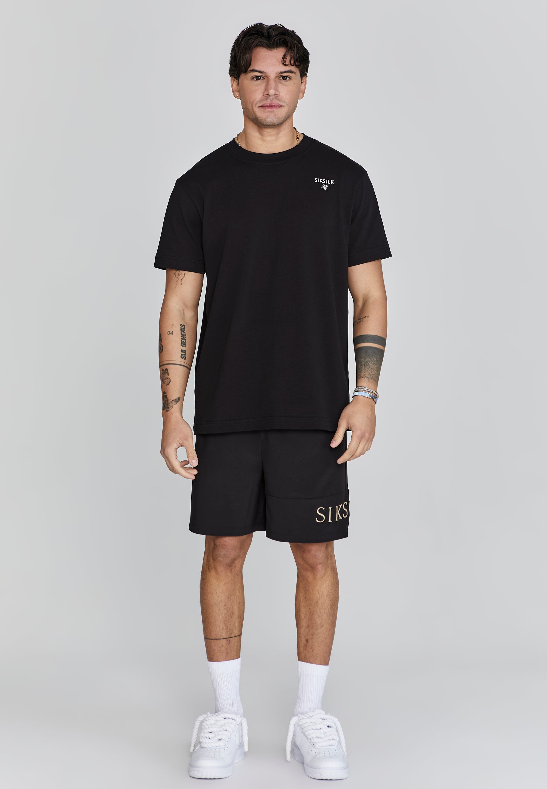 Swim Shorts in Black Swimming trunks SikSilk   