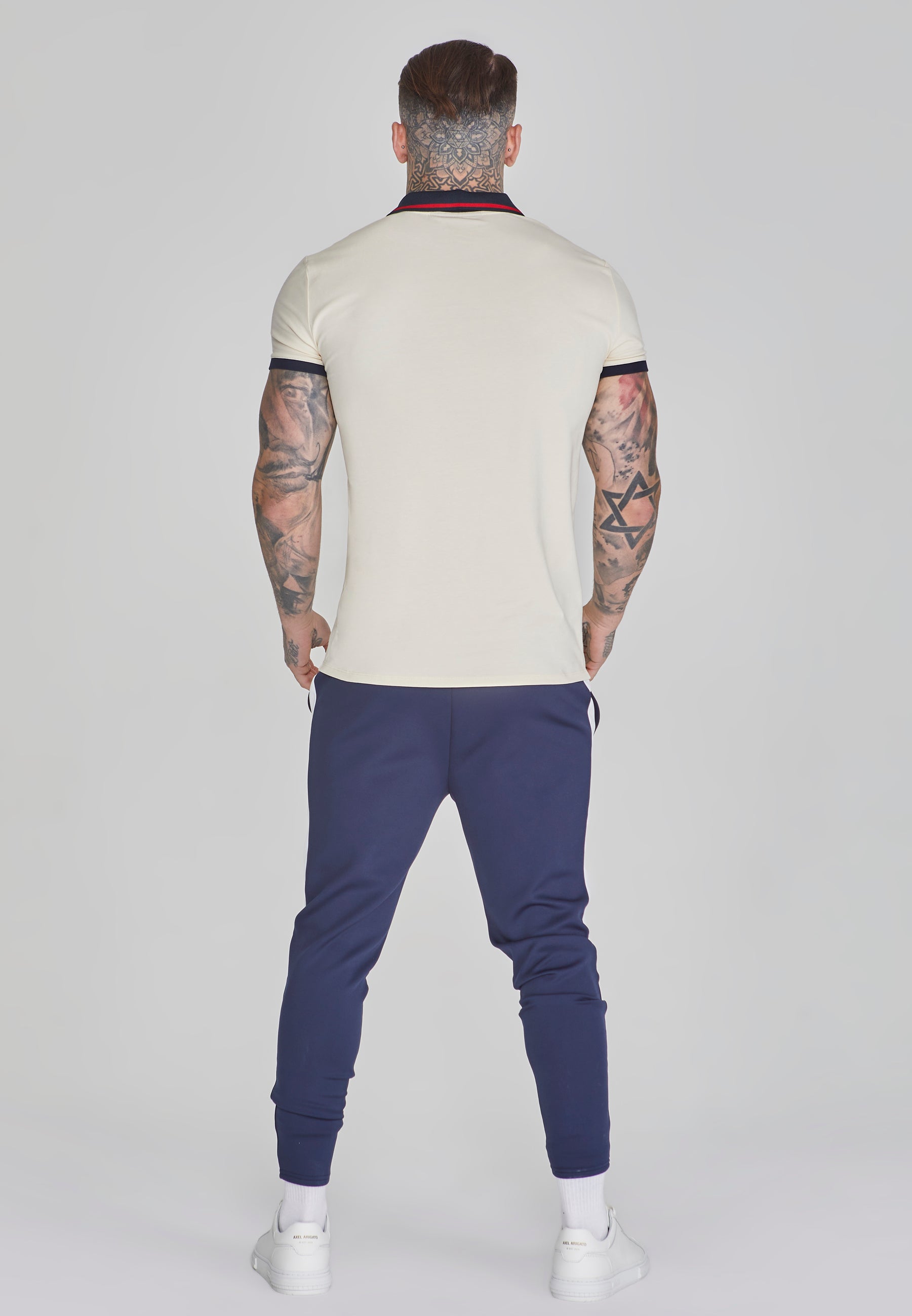 Polo T-shirt in ecru Polos SikSilk   