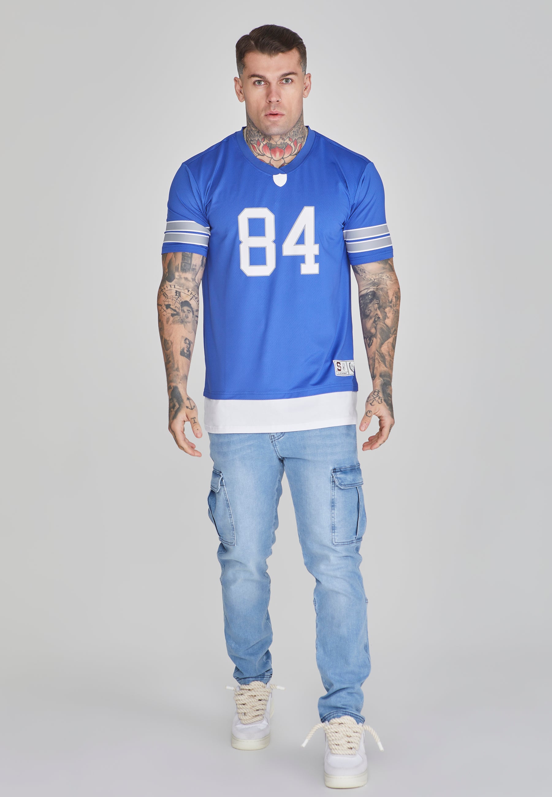 Sports T-Shirt in Blue T-Shirts SikSilk   