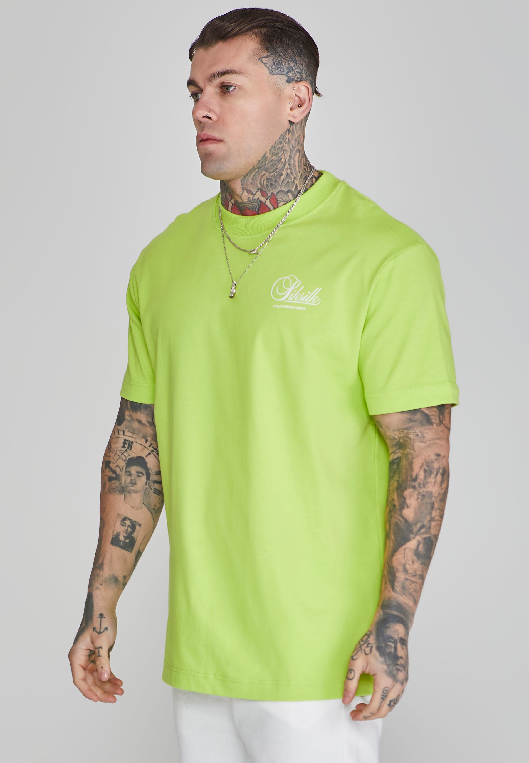 Graphic T-Shirt in Green T-Shirts SikSilk   