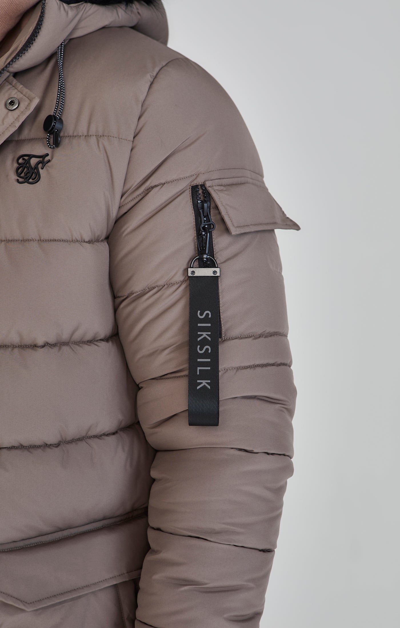 Parka in beige Jackets SikSilk   