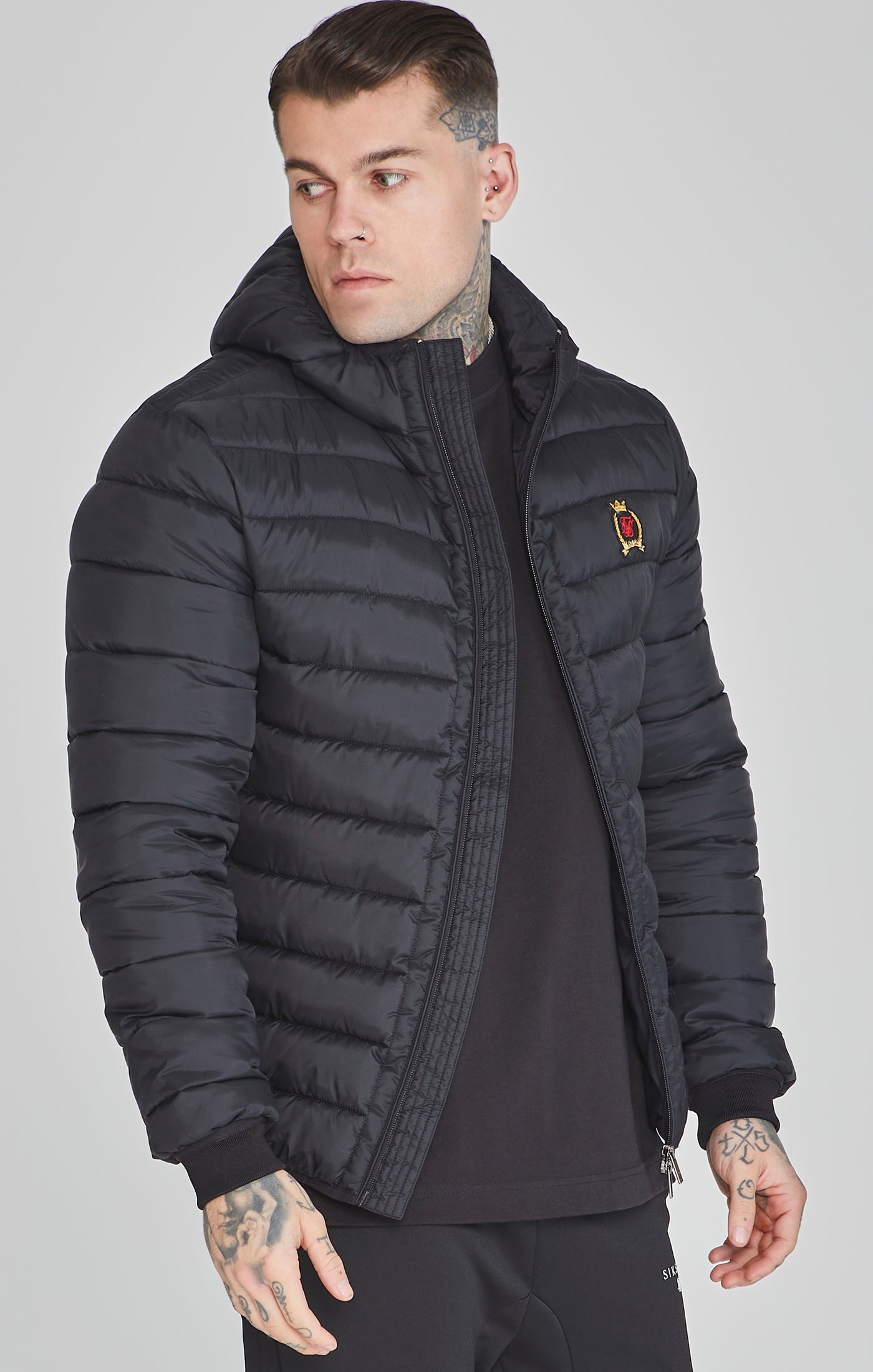 Bubble Jacket in Black Jackets SikSilk   