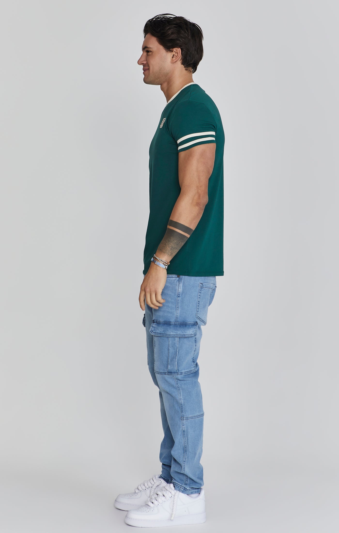 Tournament T-Shirt in Green T-Shirts SikSilk   