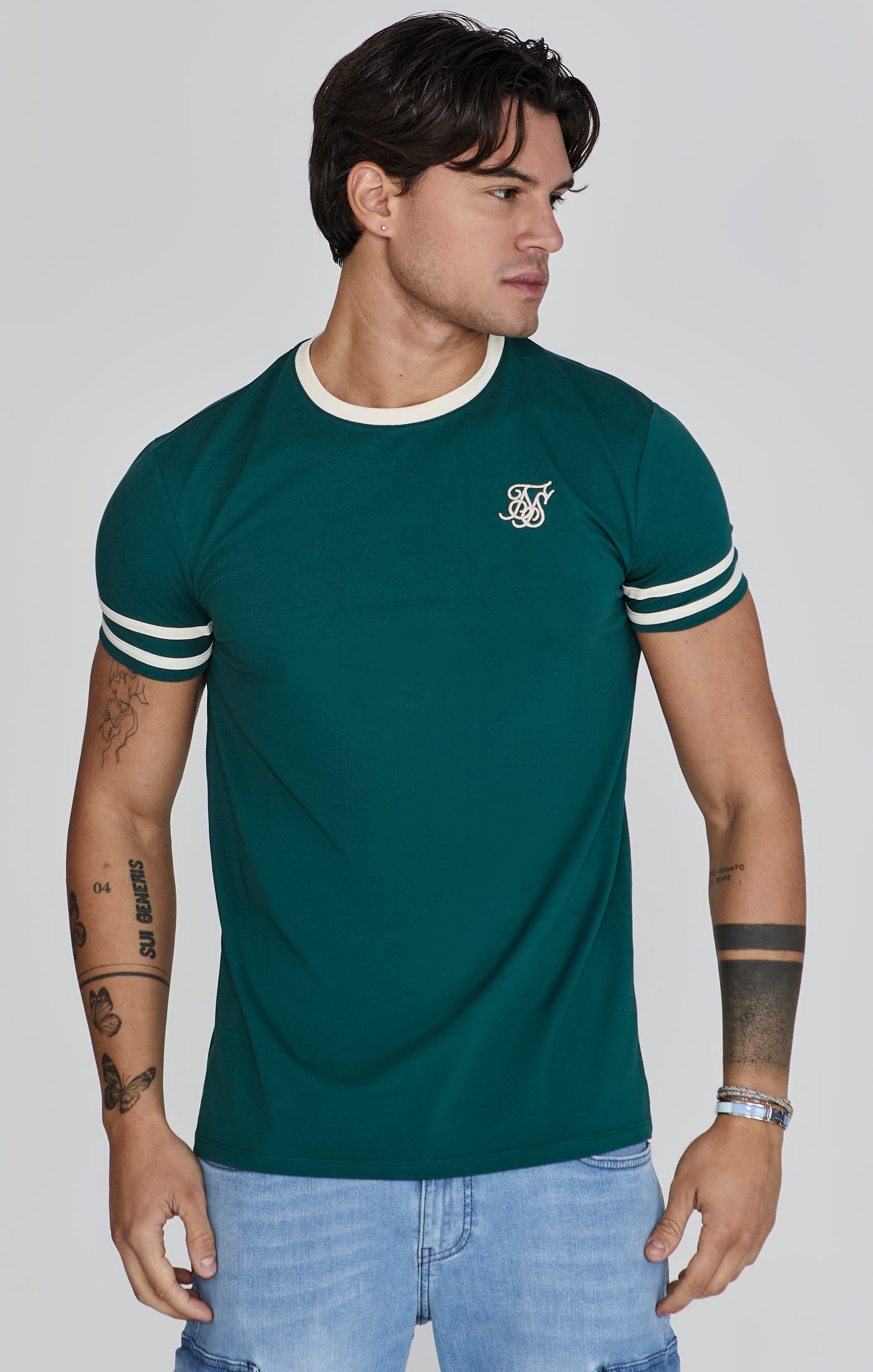 Tournament T-Shirt in Green T-Shirts SikSilk   