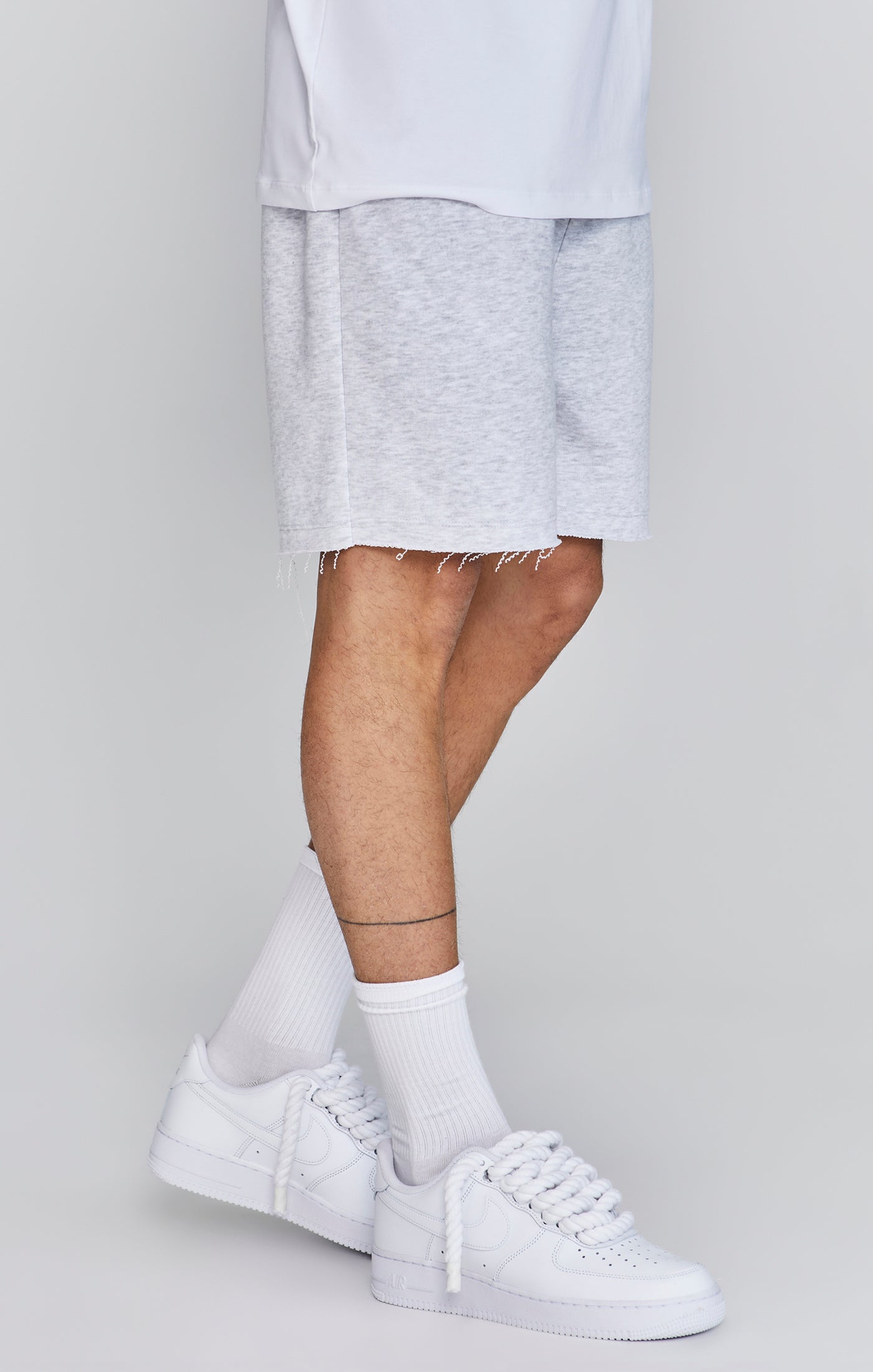 Shorts in Grey Marl Shorts SikSilk   