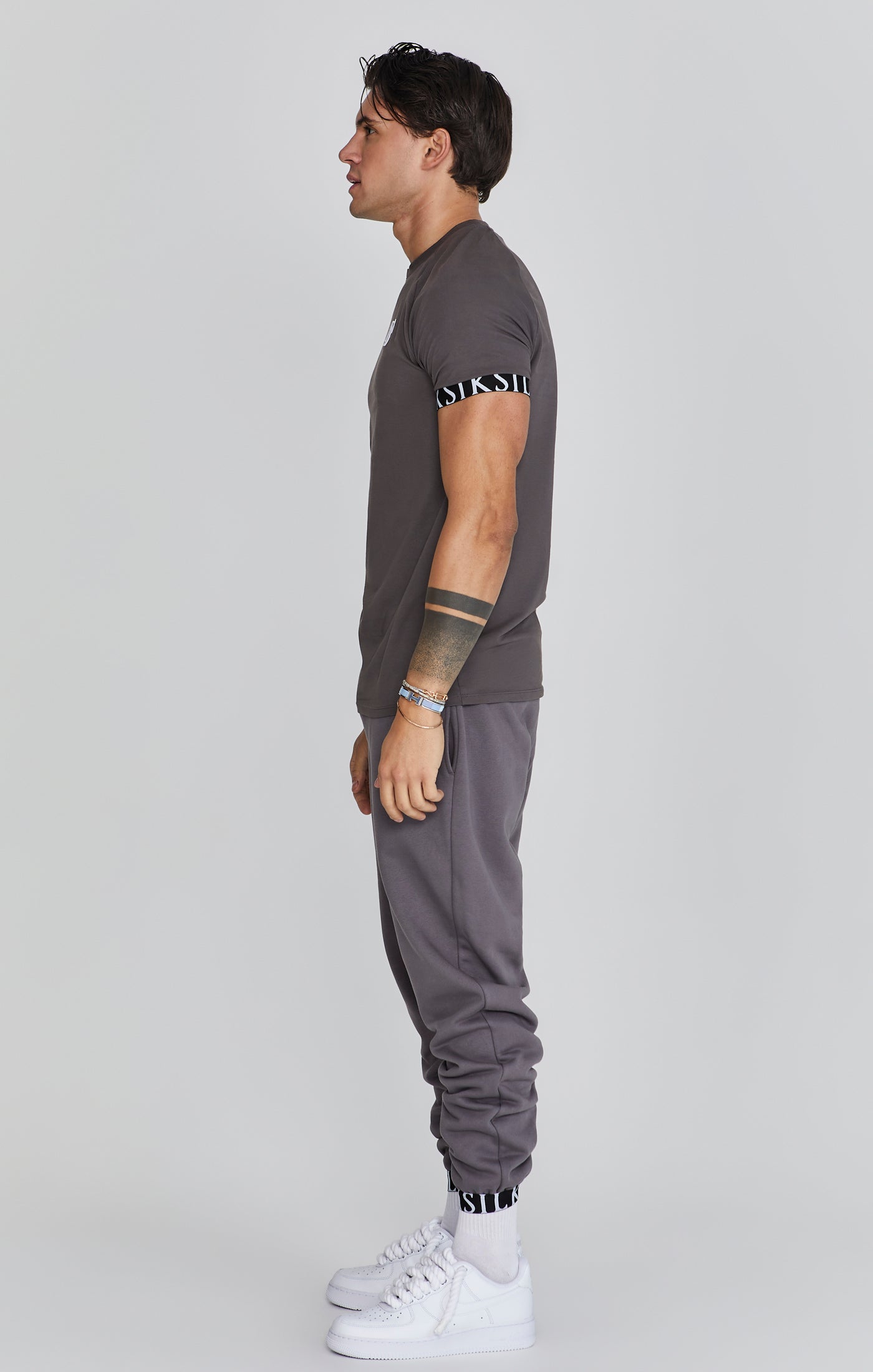 Tech T-Shirt in Grey T-Shirts SikSilk   