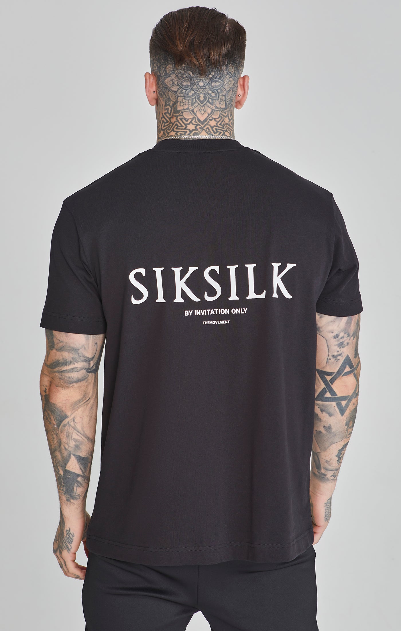 Graphic T-Shirt in Black T-Shirts SikSilk   