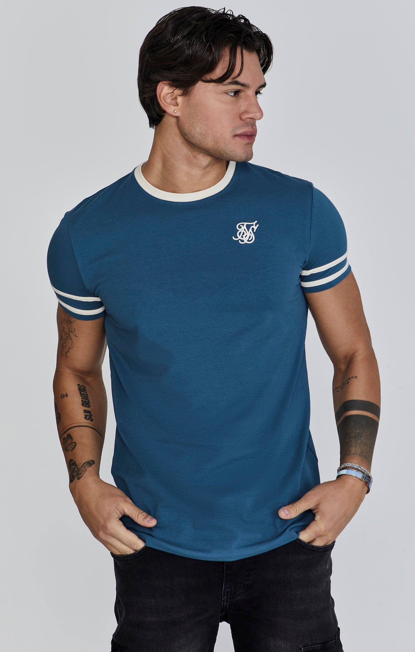 Tournament T-Shirt in Blue T-Shirts SikSilk   