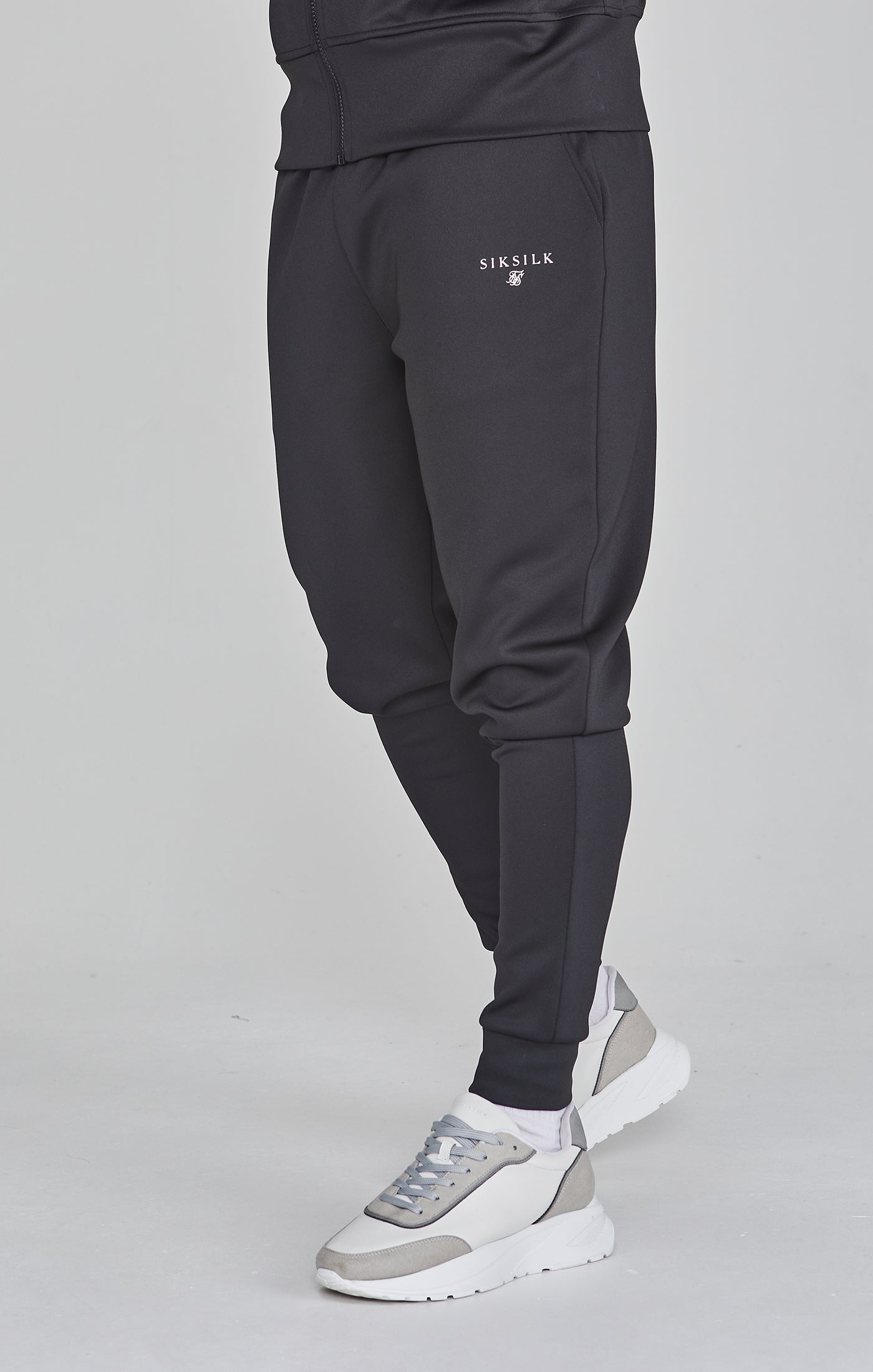 Essentials Poly Track Pants in Black Pants SikSilk   